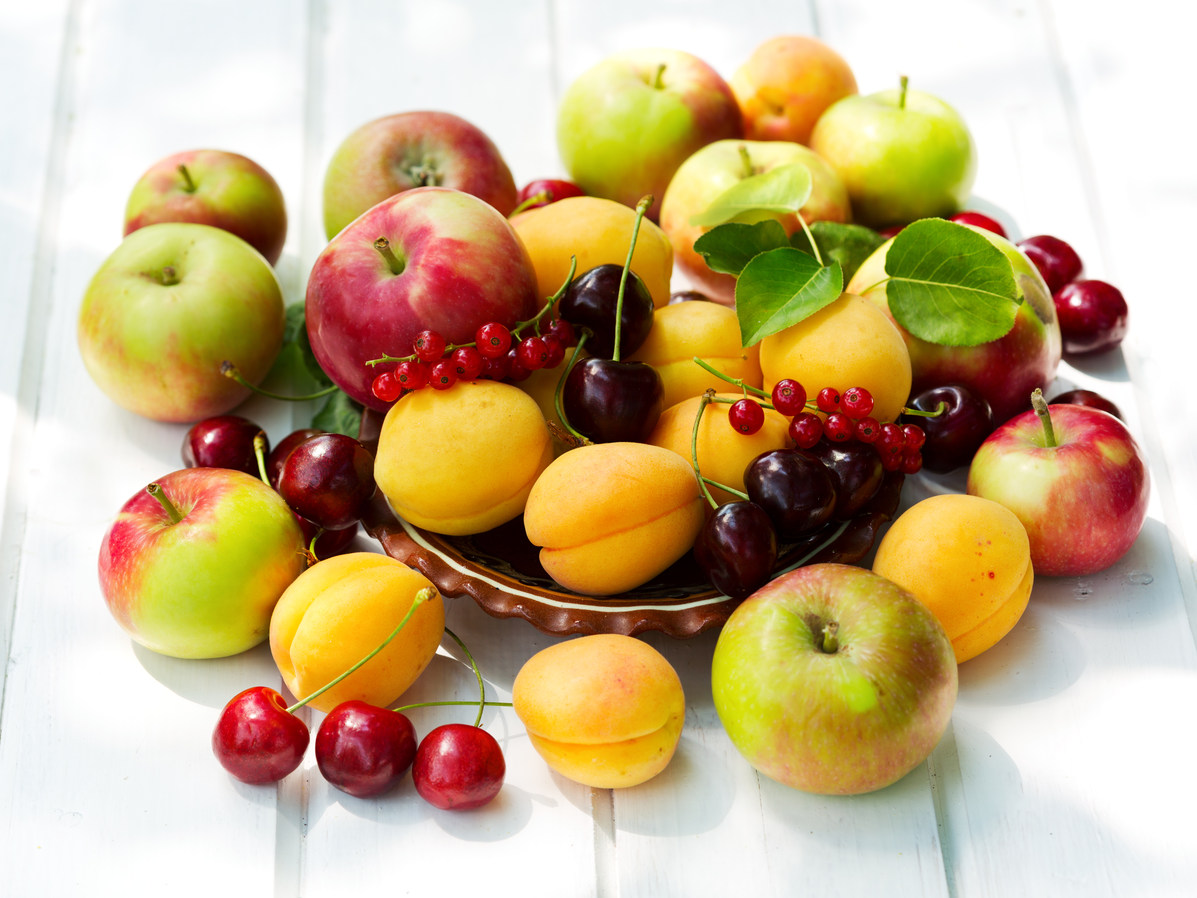 cherry, food, fruit, apple, apricot, berry, fruits HD wallpaper