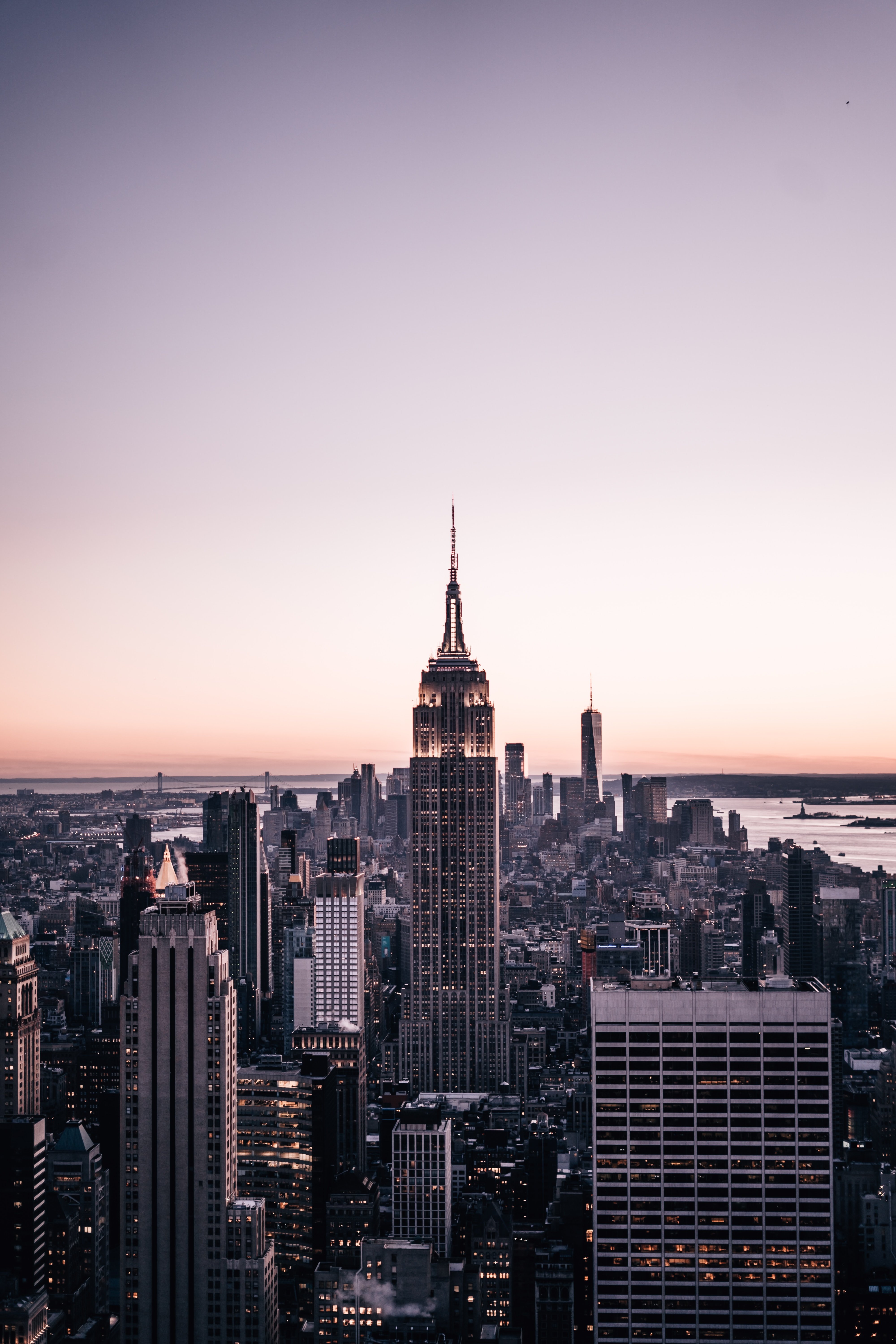57655 télécharger l'image new york, villes, l'architecture, ville, imeuble, bâtiment, vue d'en haut, vue d’en haut, mégalopole - fonds d'écran et économiseurs d'écran gratuits