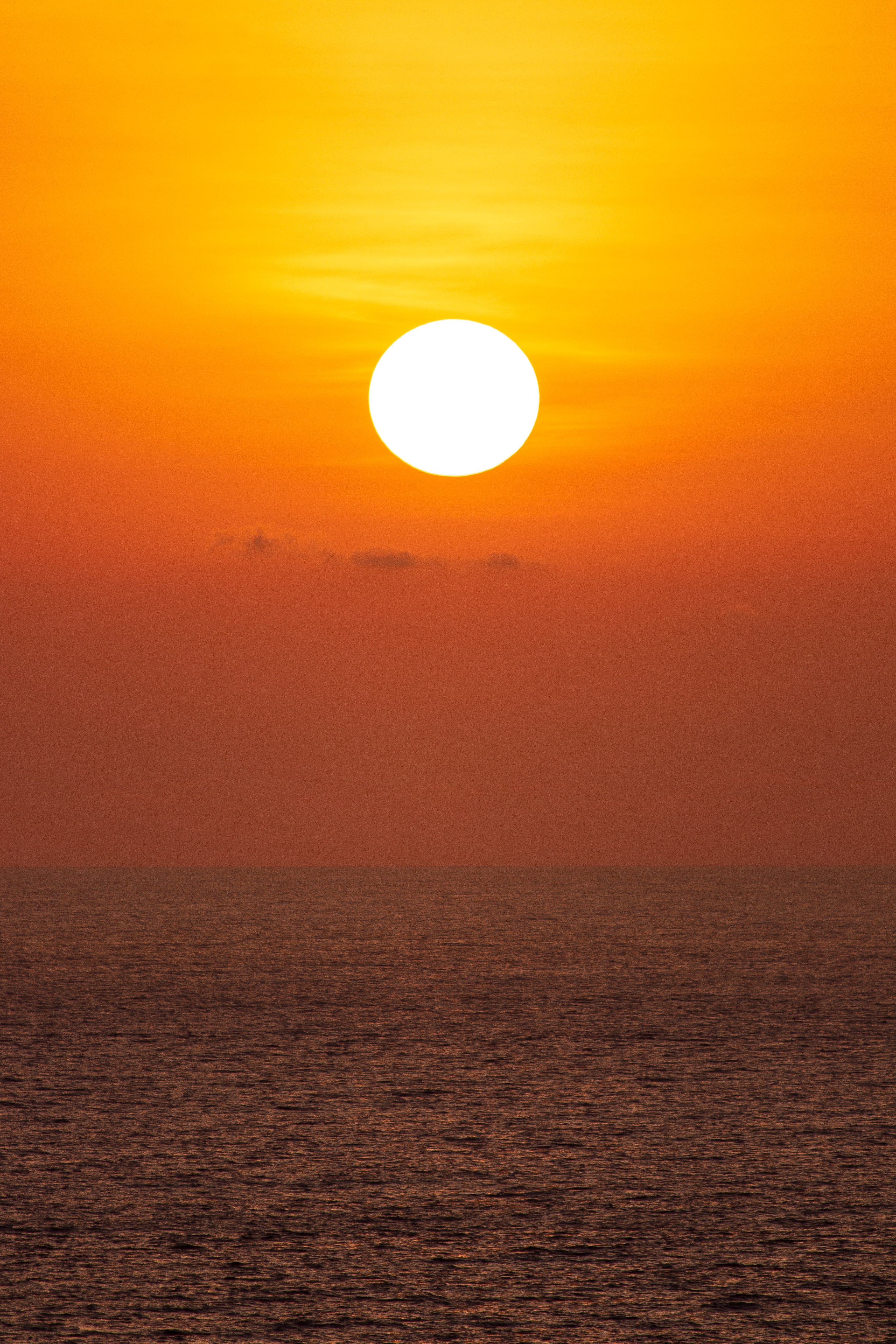 141525 Hintergrundbild herunterladen natur, sunset, sea, sun, horizont - Bildschirmschoner und Bilder kostenlos