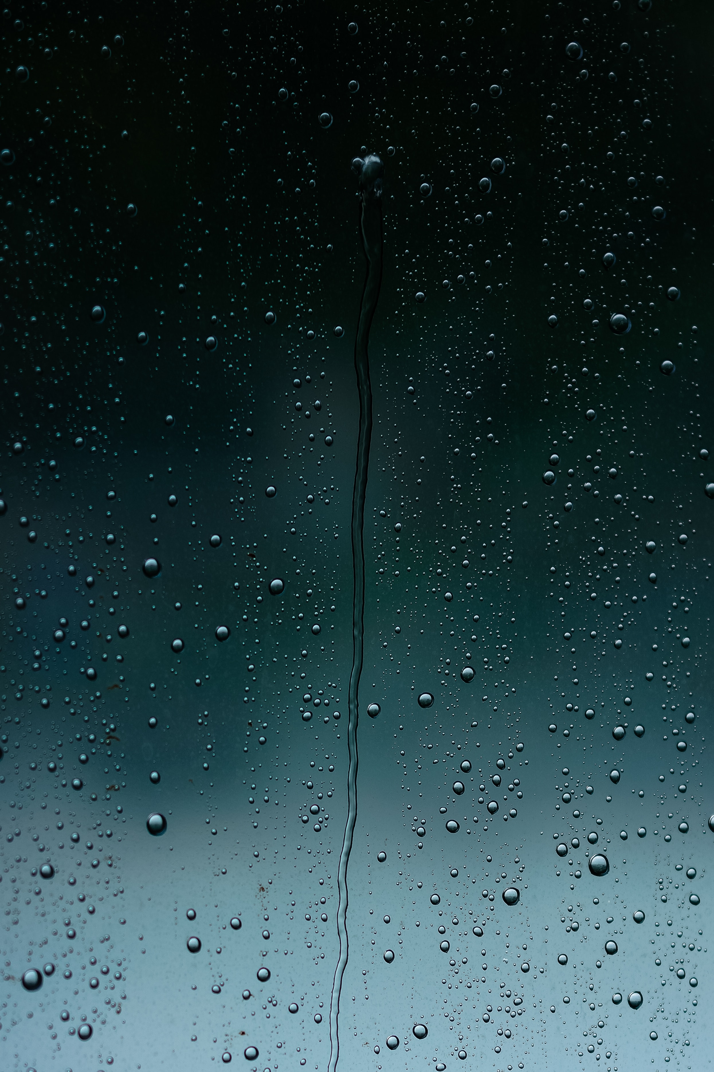 glass, surface, drops, macro, wet phone wallpaper