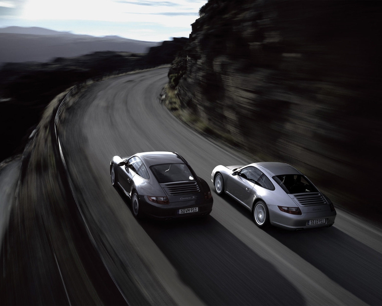 Download mobile wallpaper Roads, Auto, Porsche for free.