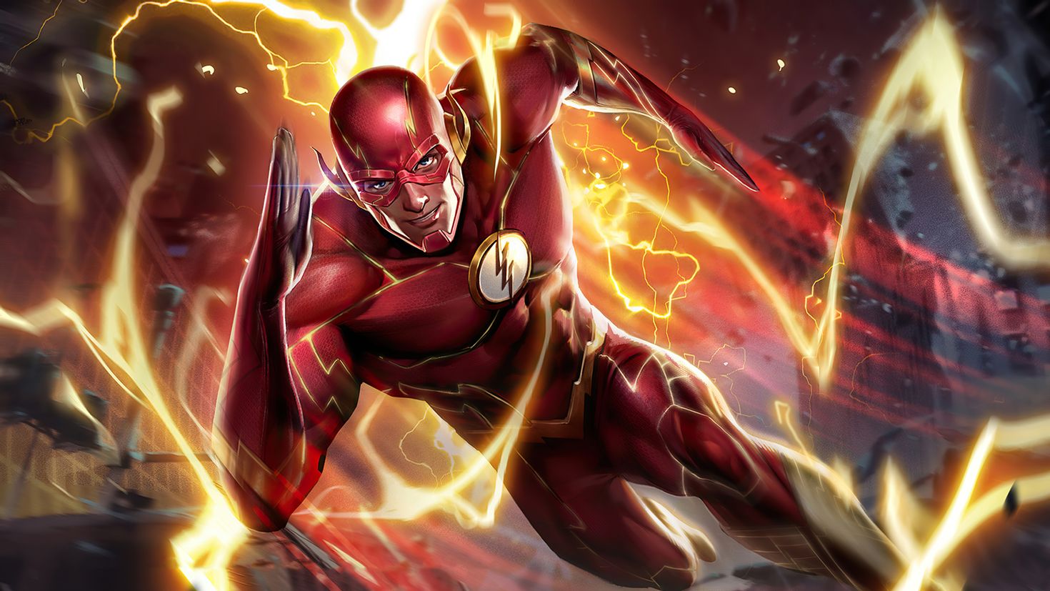 Картинка flash супергерой