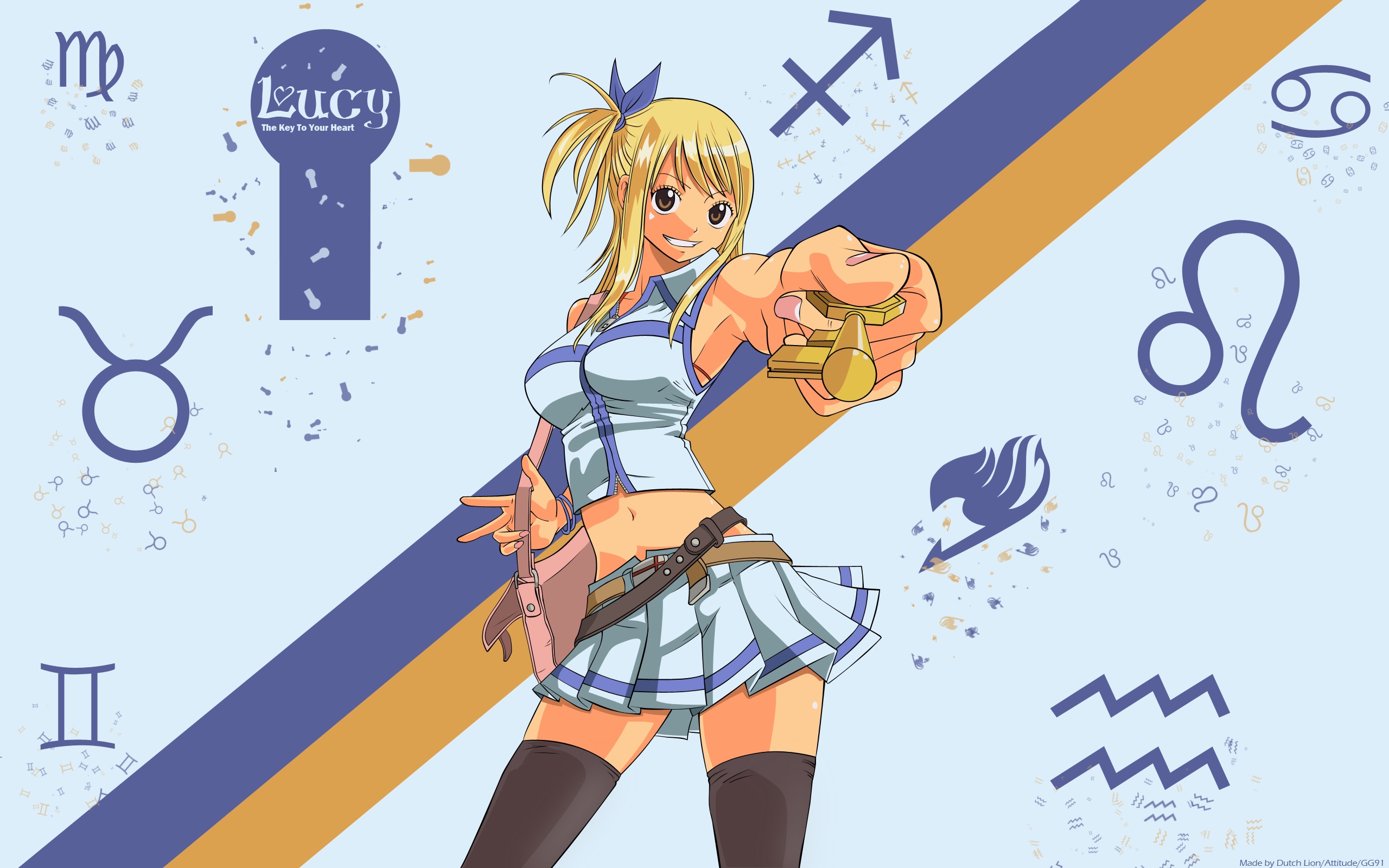 lucy heartfilia, anime, fairy tail Phone Background