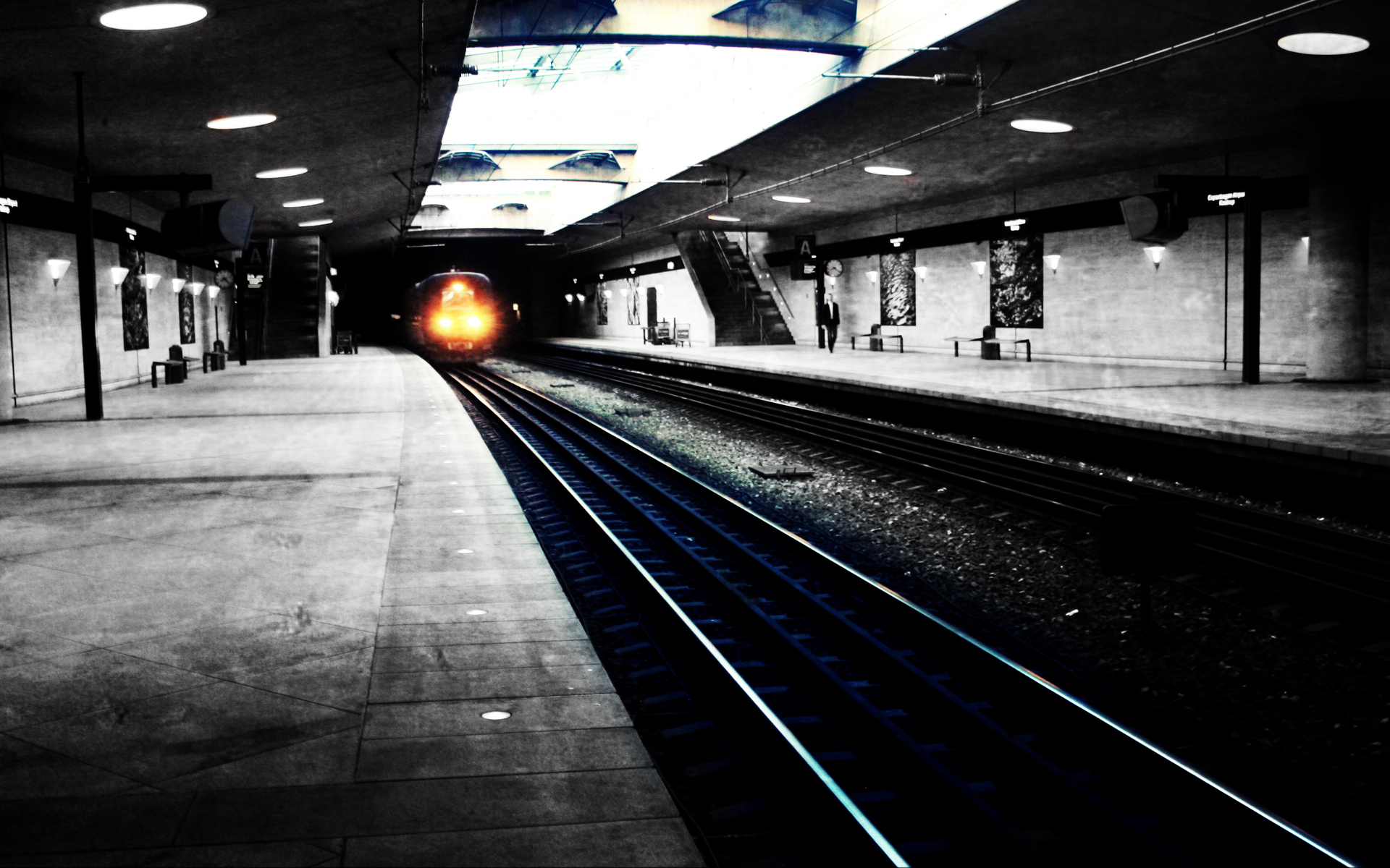 Download mobile wallpaper Subway, Man Made for free.