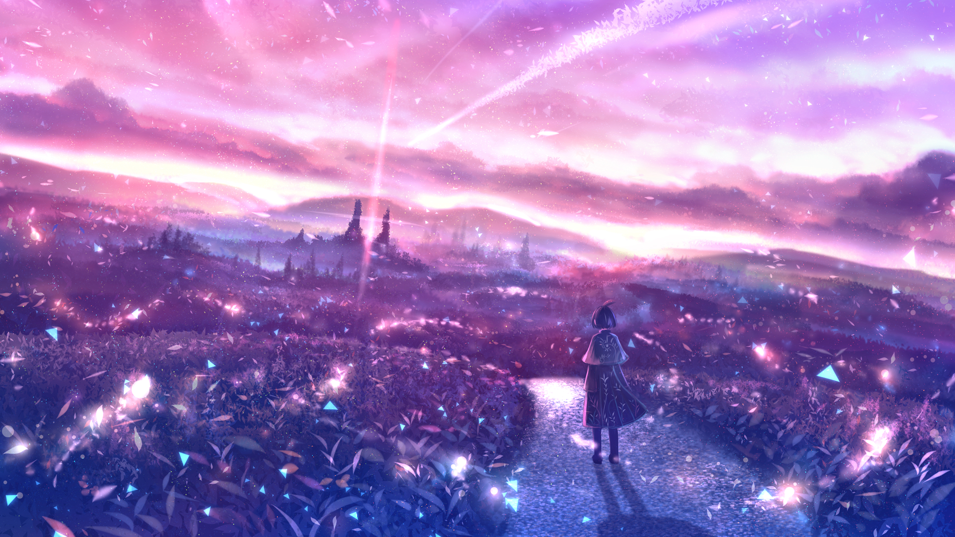 Anime Landscape Wallpapers HD Desktop Backgrounds  WallpaperMaiden