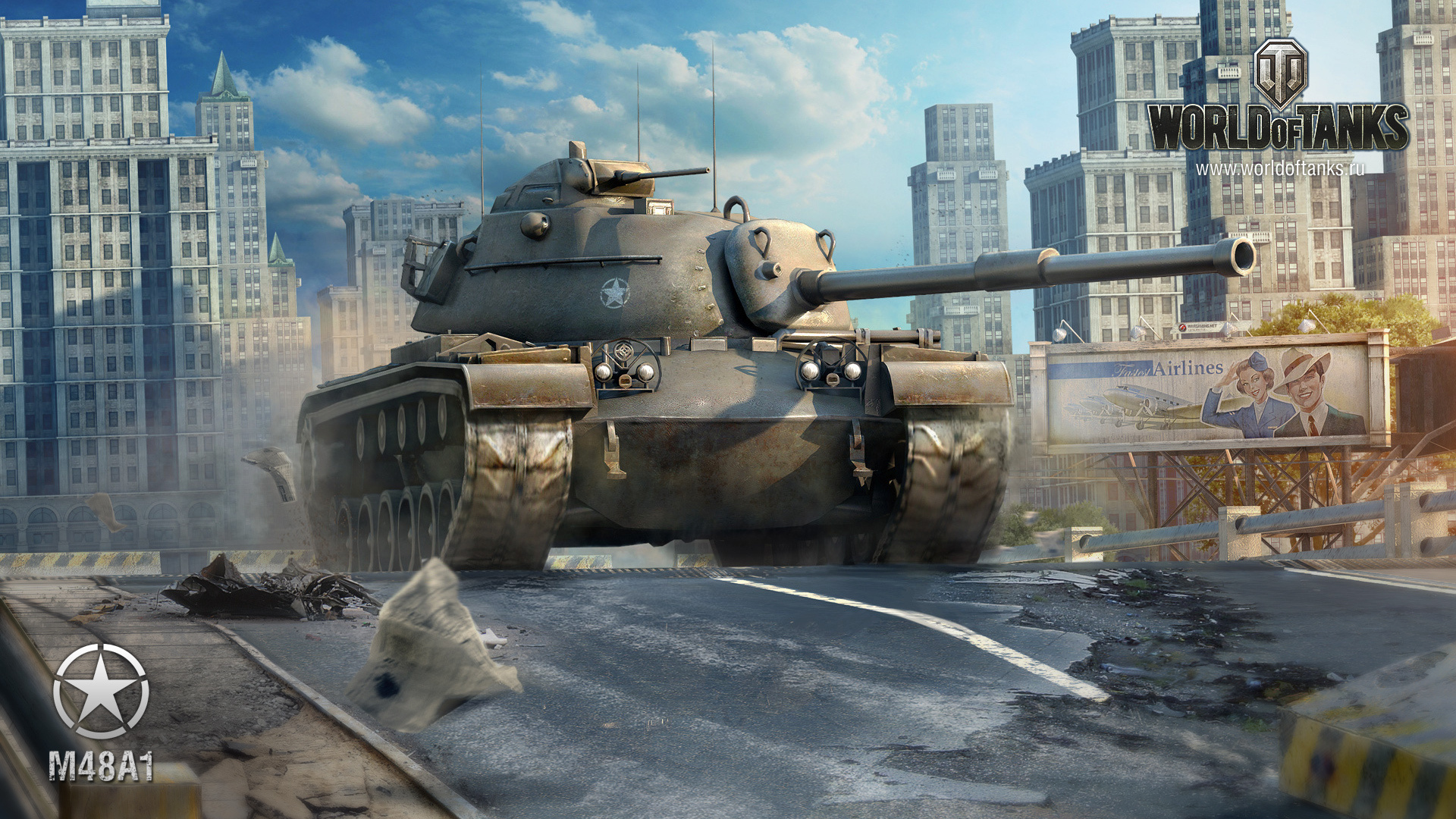 Wallpaper Full HD video game, world of tanks