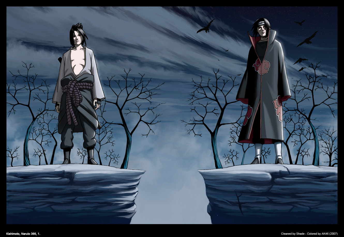 168535 Hintergrundbild herunterladen animes, naruto, itachi uchiha, sasuke uchiha - Bildschirmschoner und Bilder kostenlos