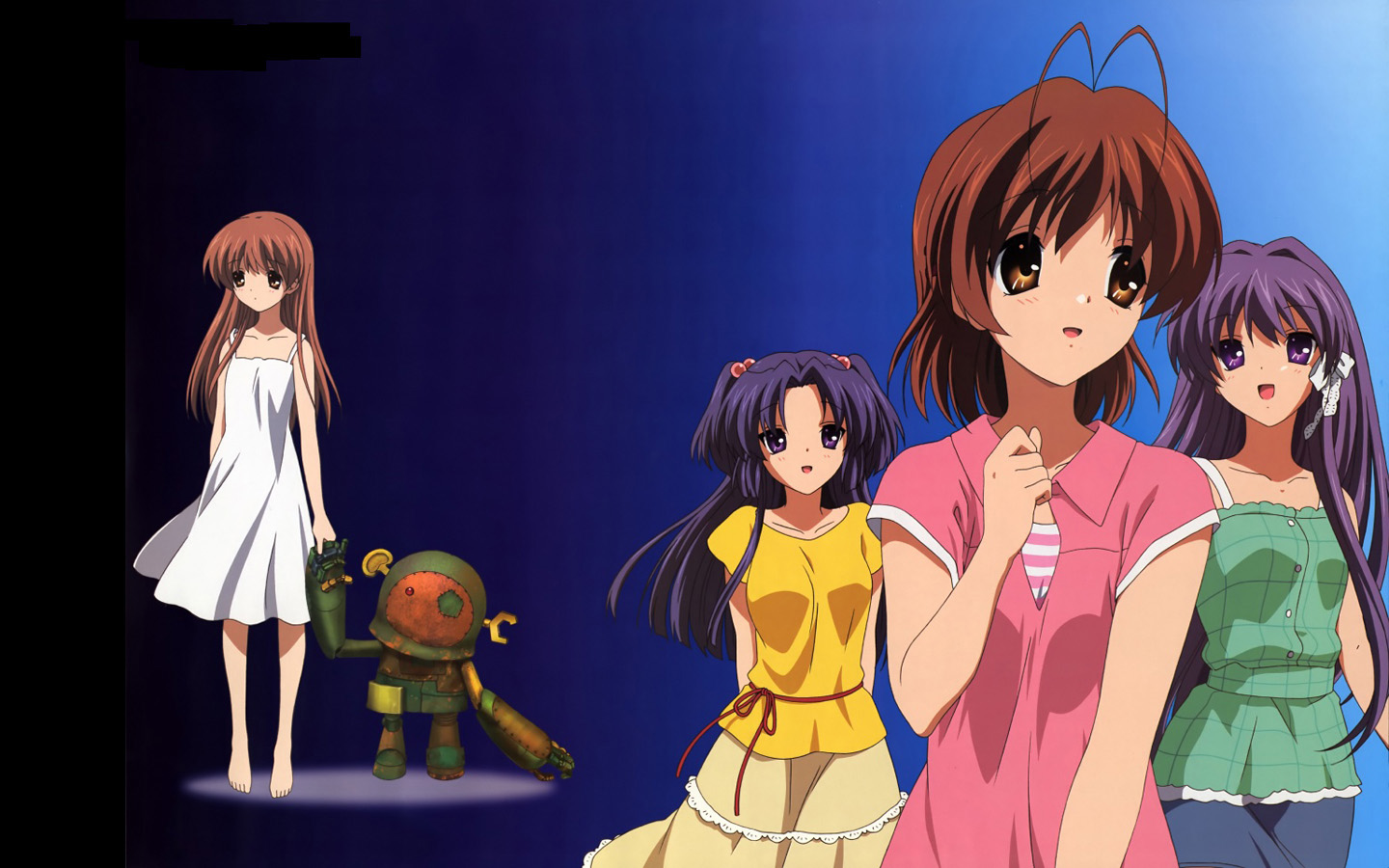 Fantastic wallpaper of the girl in the illusionary world : r/Clannad