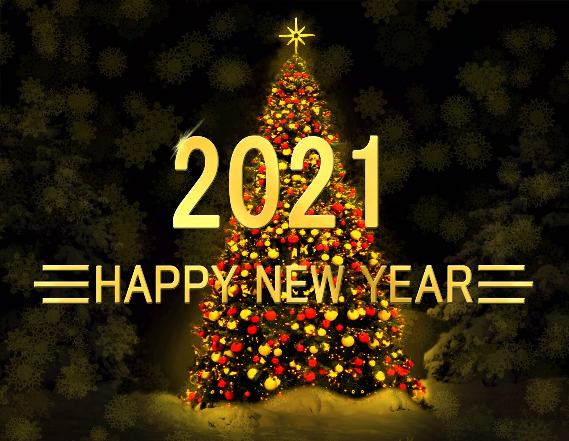 998311 descargar fondo de pantalla día festivo, año nuevo 2021, árbol de navidad, feliz año nuevo: protectores de pantalla e imágenes gratis