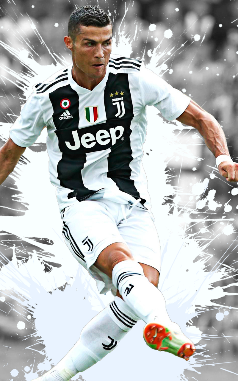 Download Cristiano Ronaldo Juventus Jeep-Adidas Jersey Wallpaper