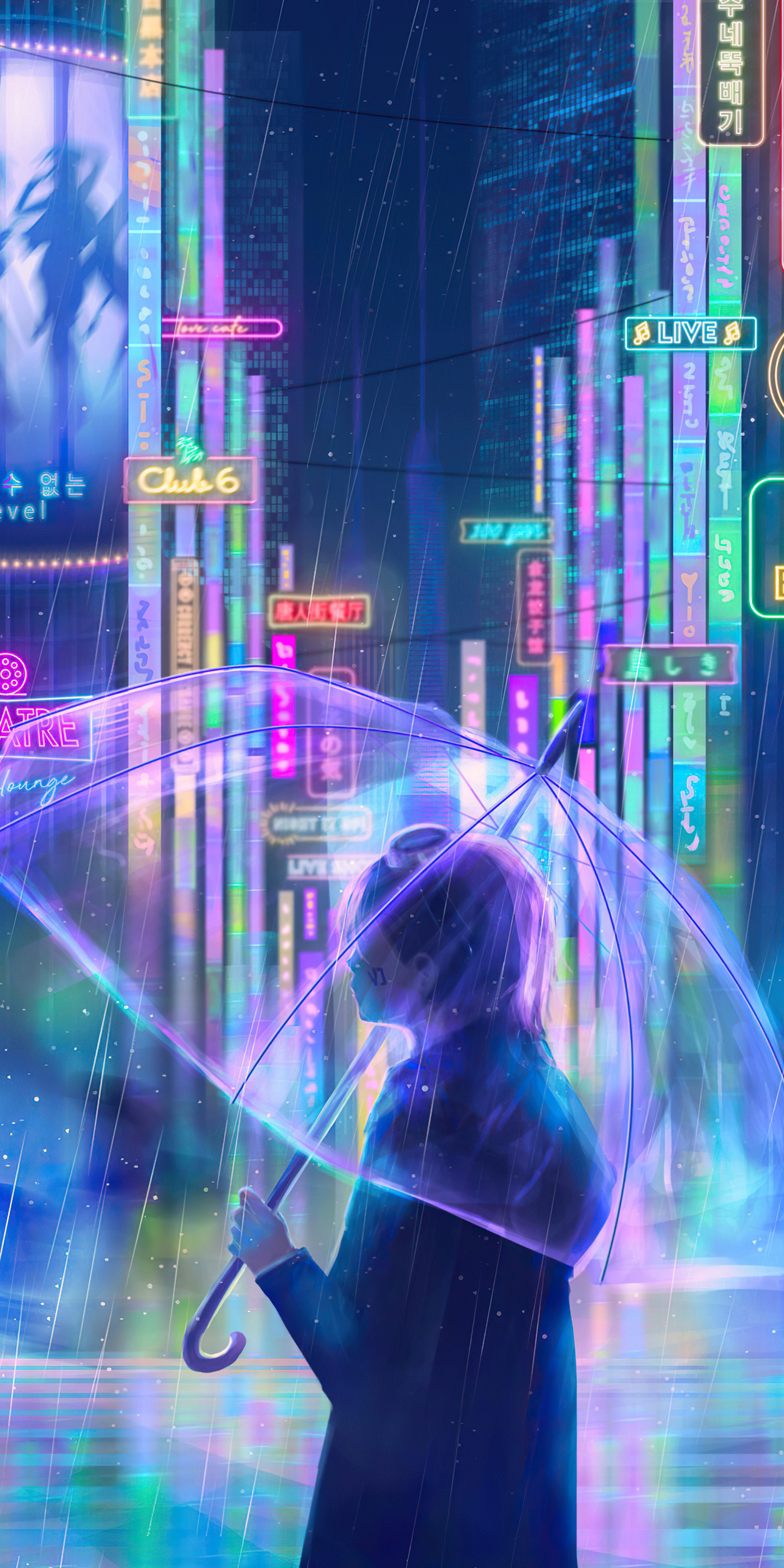 Cyberpunk Futuristic Live Wallpaper - free download