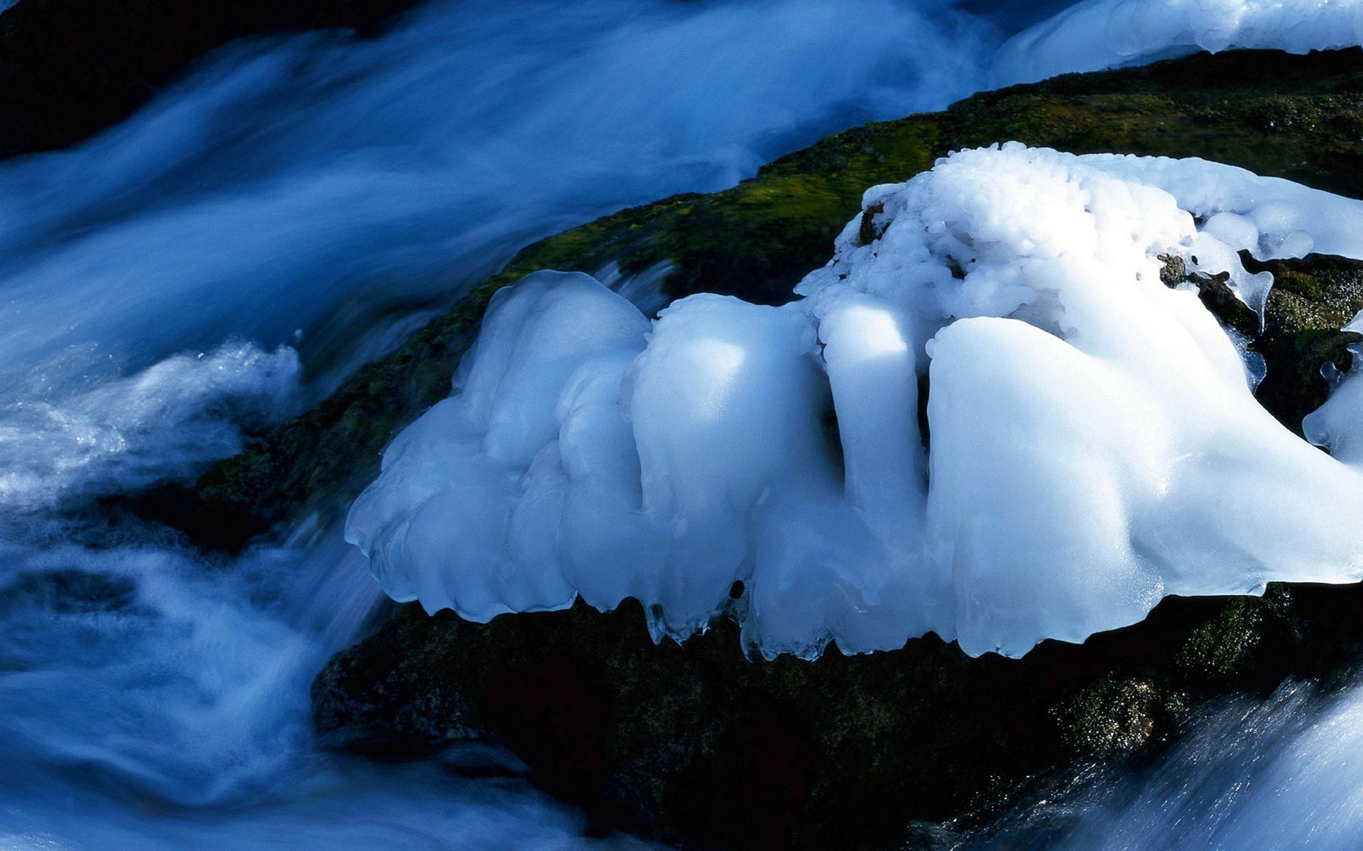 無料モバイル壁紙川, 氷, 風景をダウンロードします。