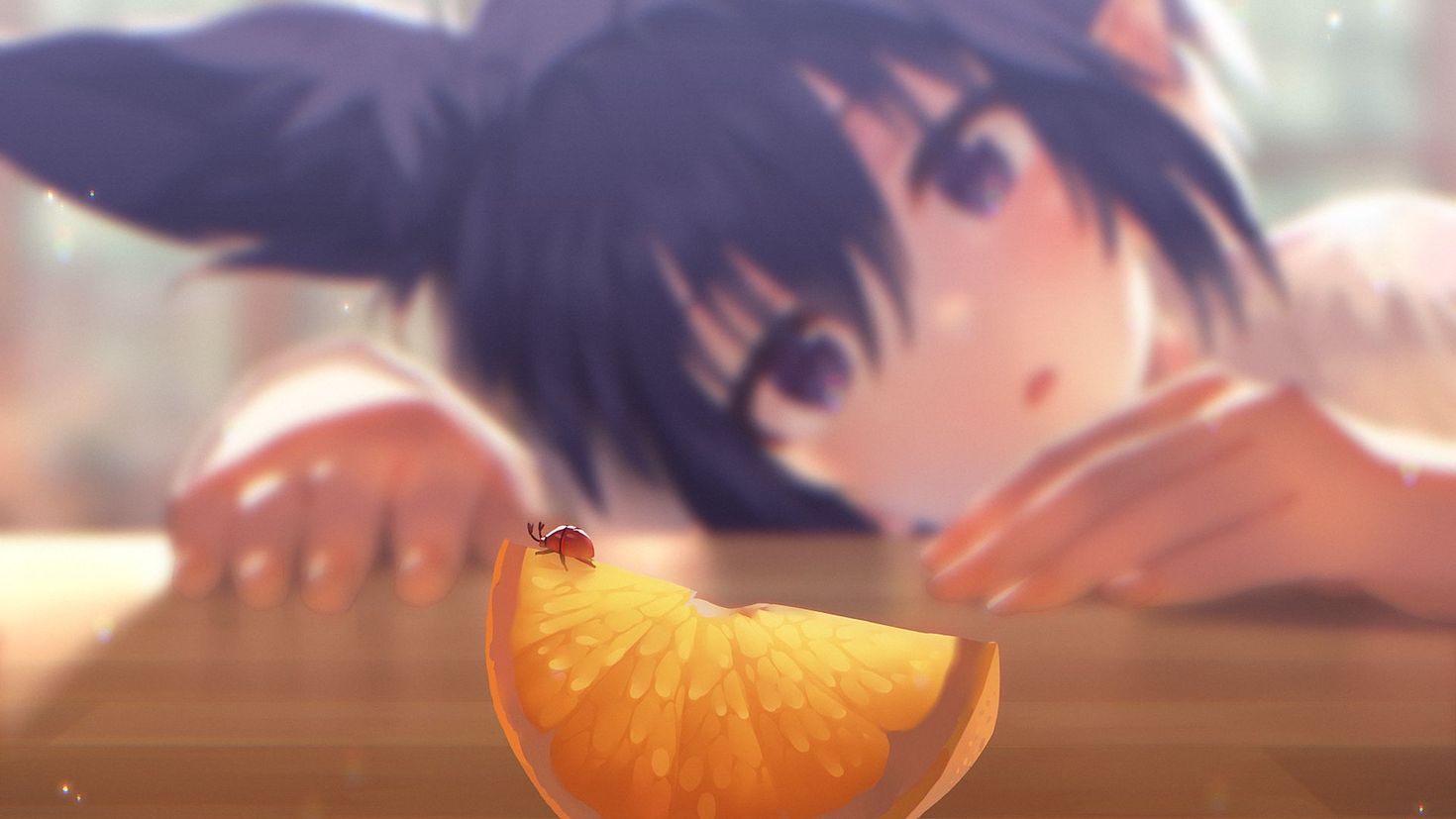Долька апельсин аниме