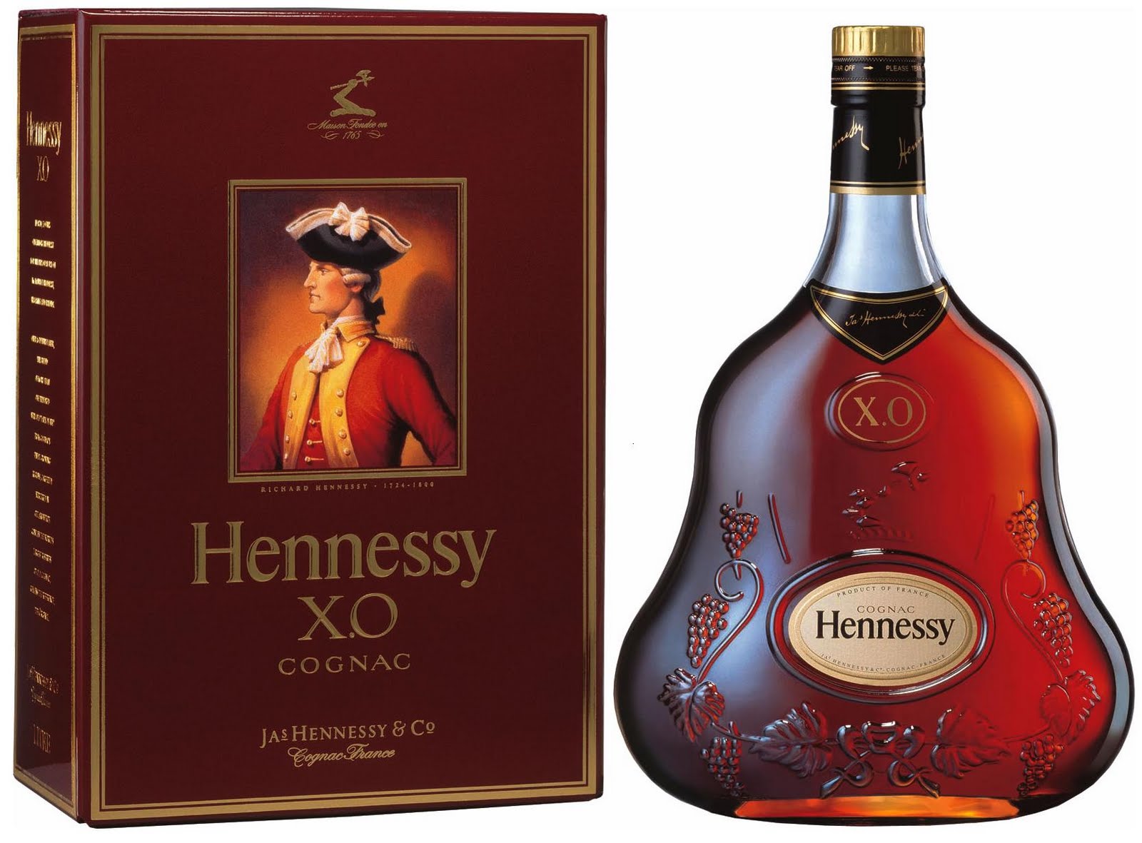 Download A Bottle Of Hennessy Bourbon With Colorful Swirls Wallpaper   Wallpaperscom