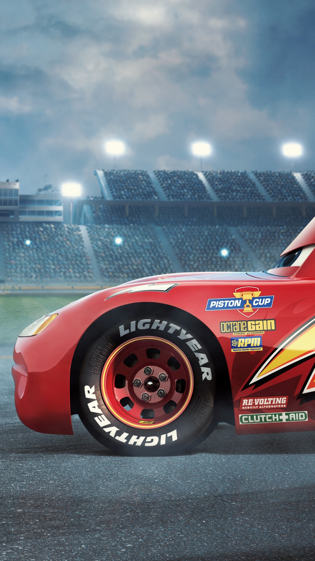 Download mobile wallpaper Movie, Lightning Mcqueen, Jackson Storm, Cars 3 for free.