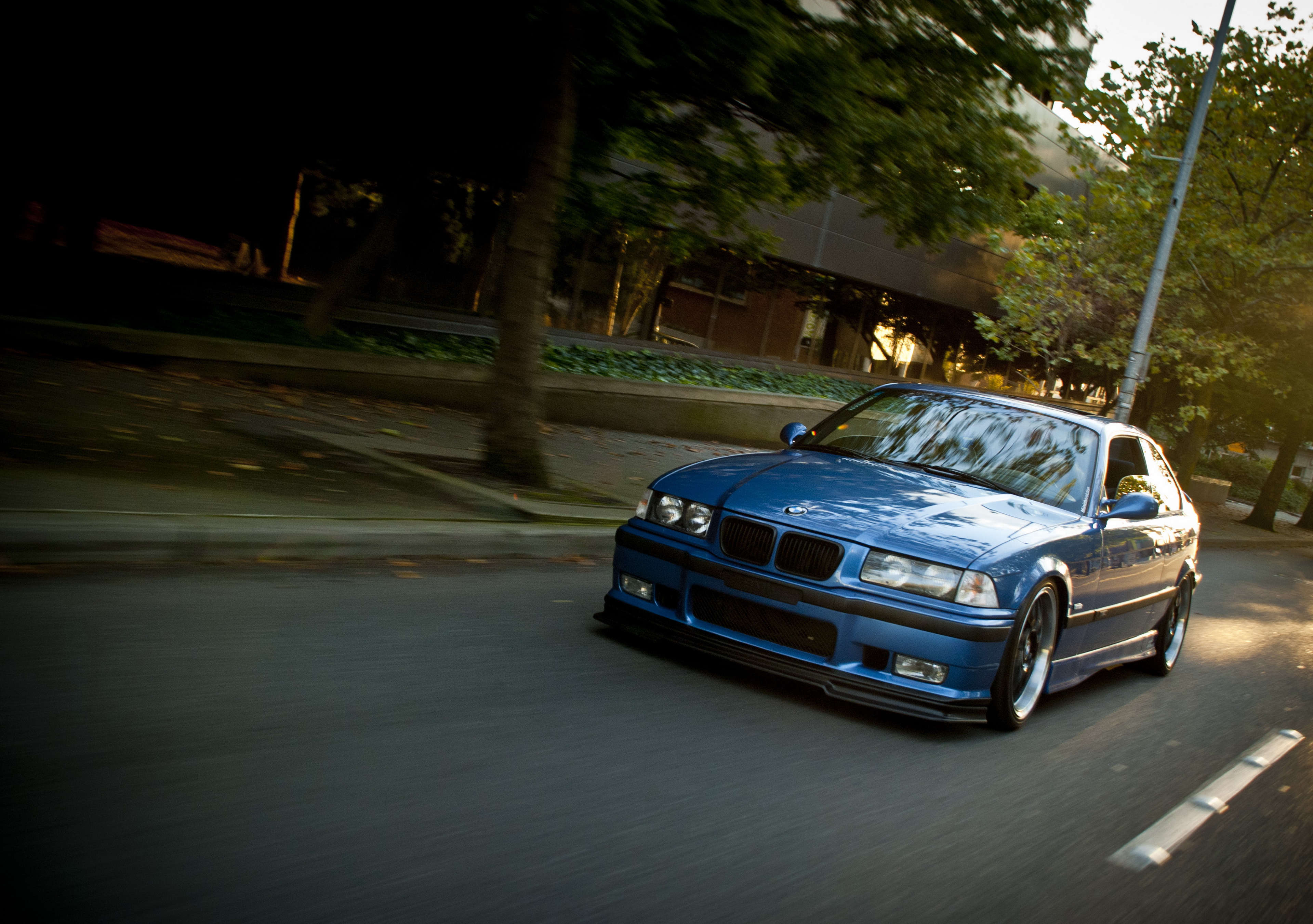 BMW e36 вид сверху