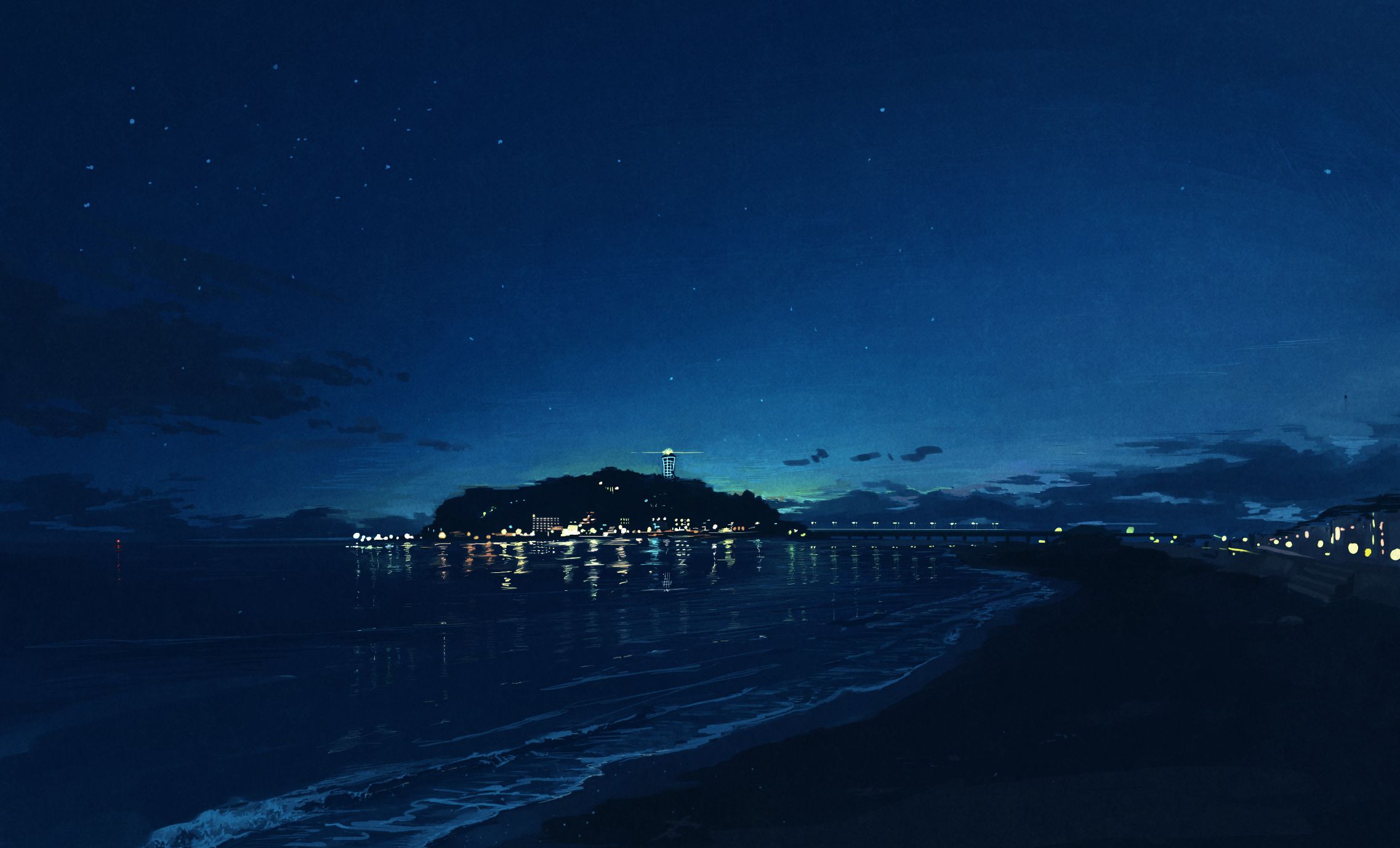 Ночное море аниме