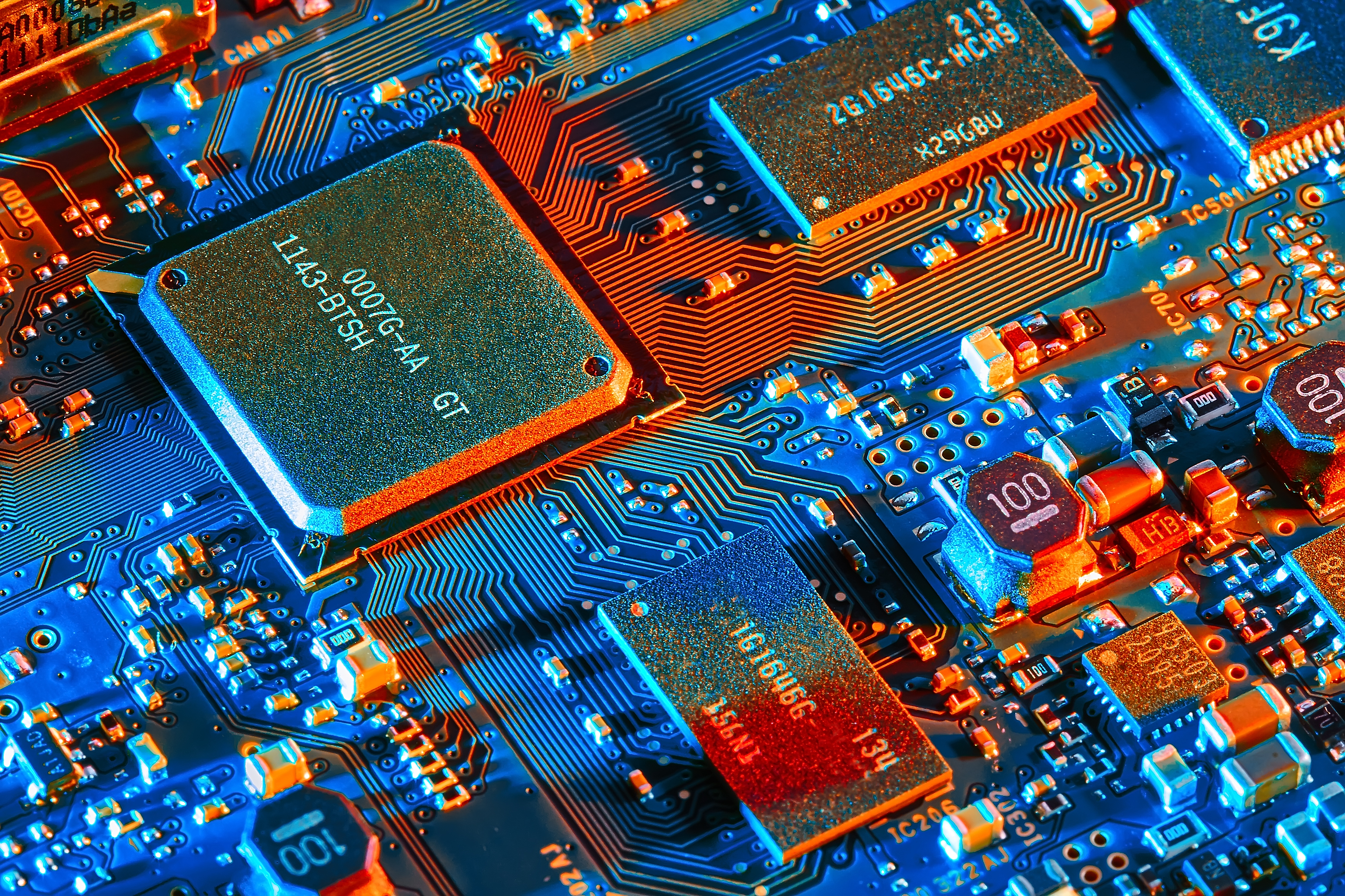 circuit, technology Panoramic Wallpaper