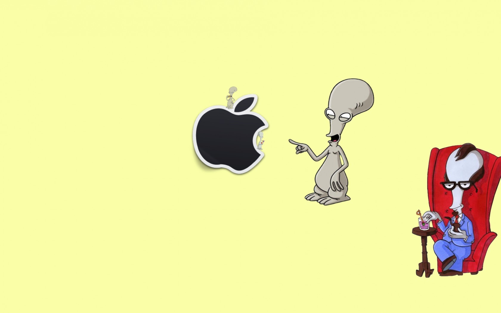 Download mobile wallpaper Background, Apple, Brands, Funny, Logos for free.