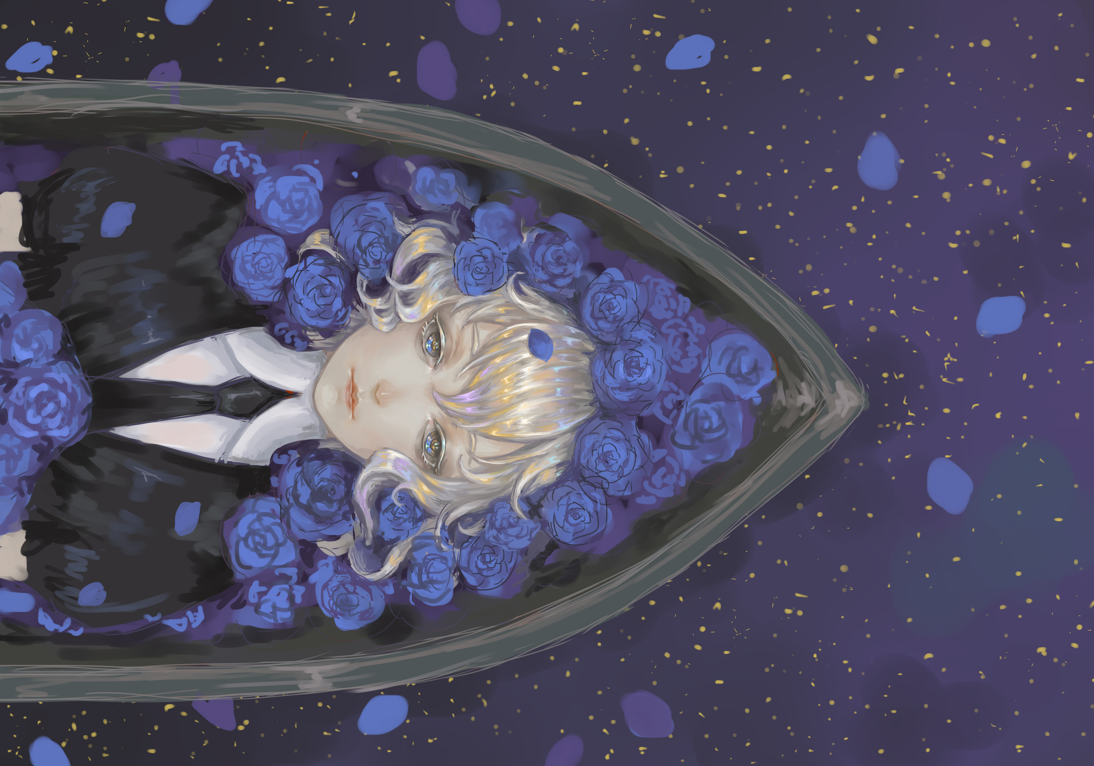Синяя роза аниме