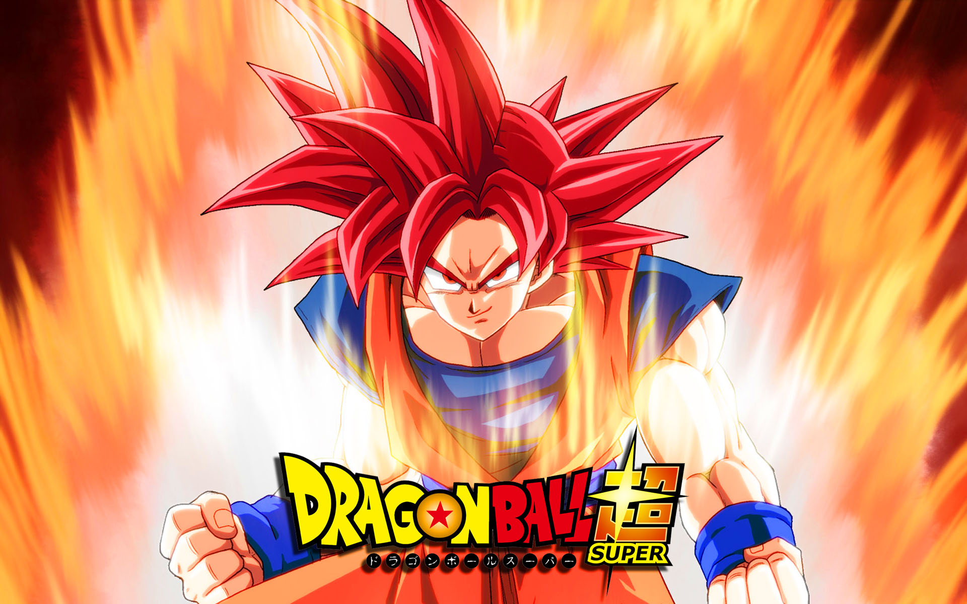 dragon ball, super saiyan god, anime, dragon ball super, goku phone background
