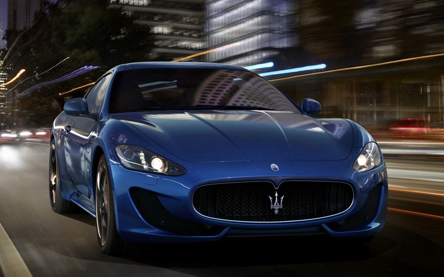 Descarga gratuita de fondo de pantalla para móvil de Un Coche, Maserati, Coches, Velocidad, Máquina, Calle.