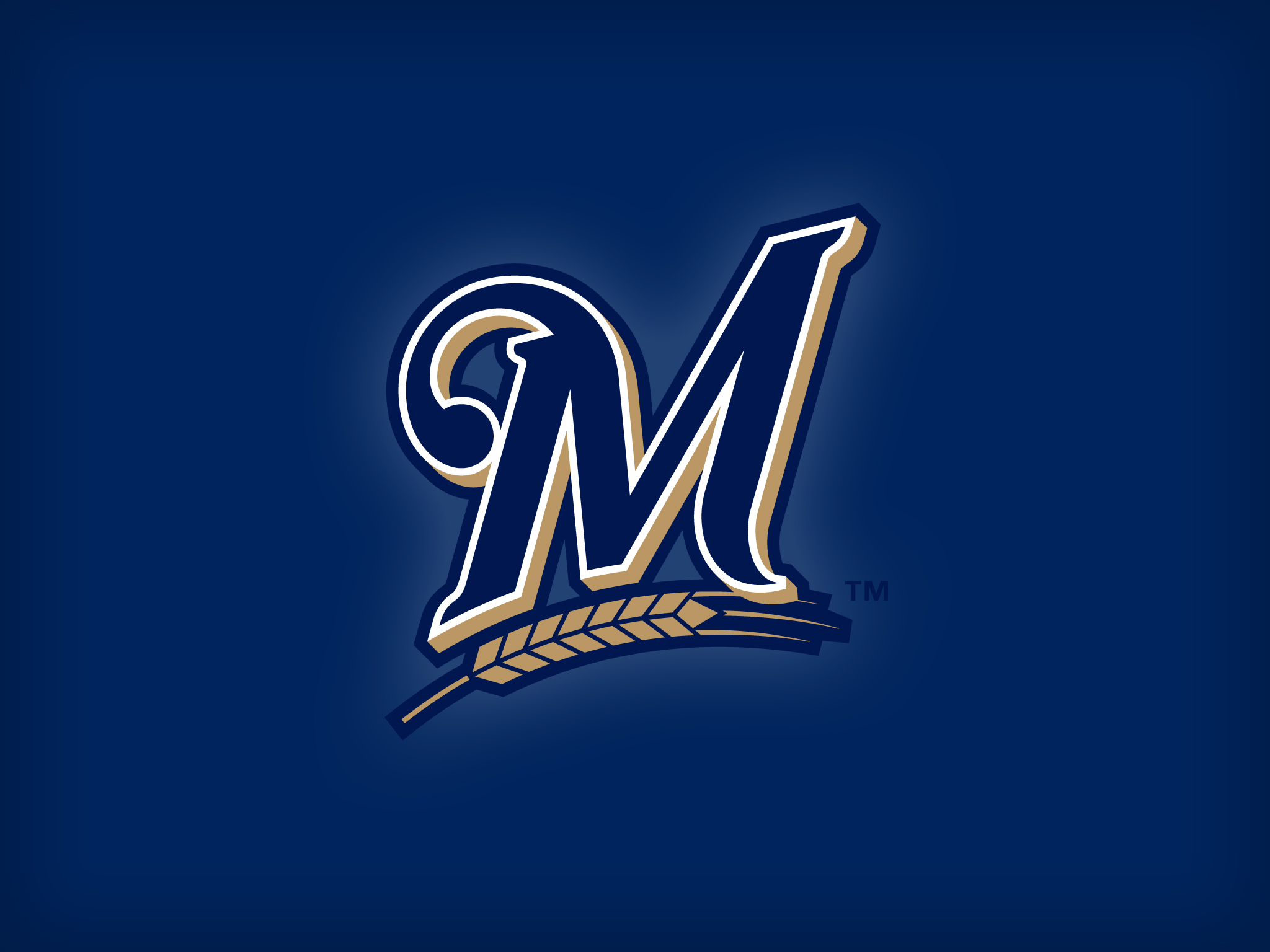Download mobile wallpaper Milwaukee Brewers, Team, Baseball, Logo, Logotype, Sports for free.