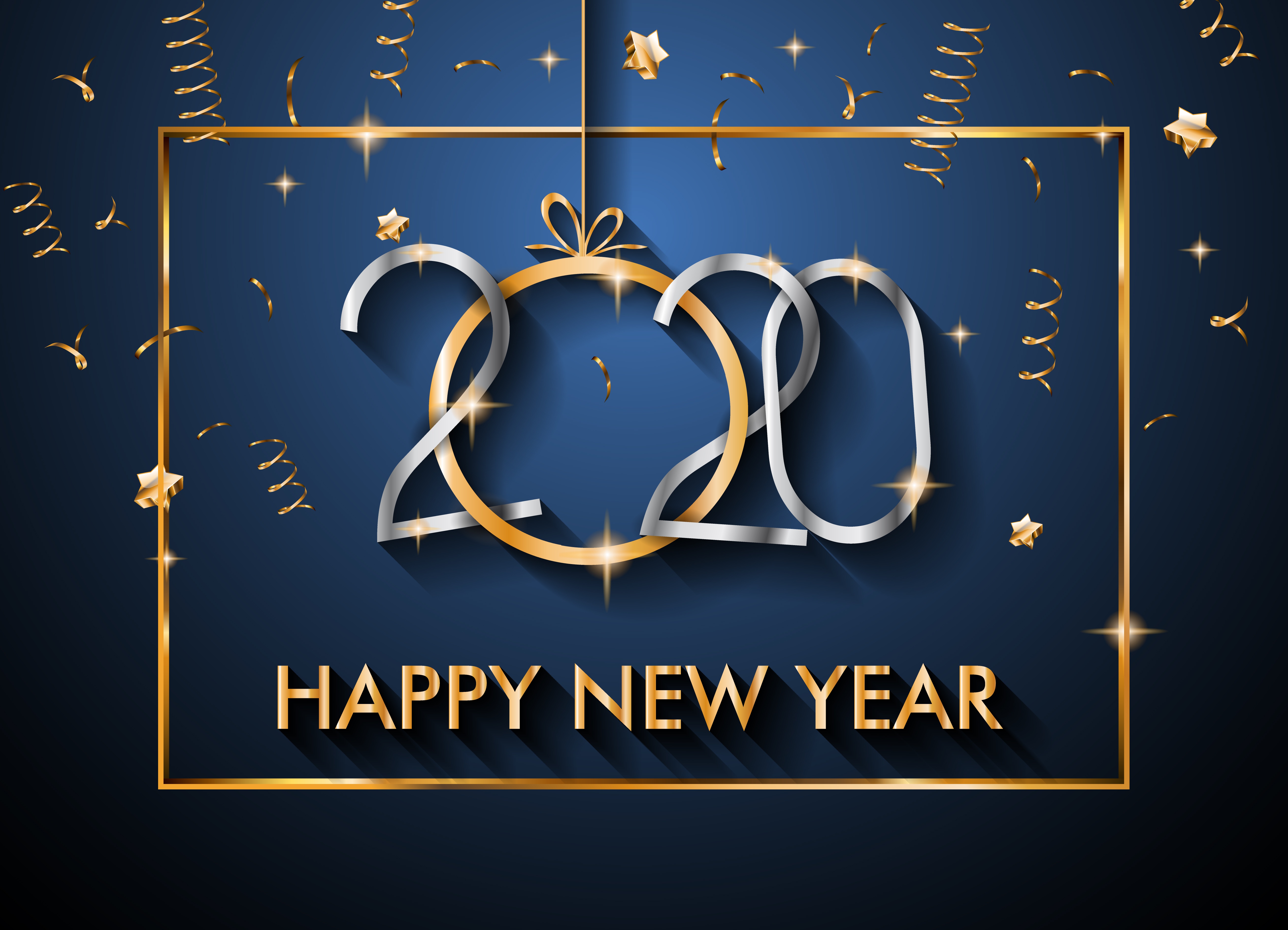 960624壁紙のダウンロードホリデー, 2020年新年, あけましておめでとう-スクリーンセーバーと写真を無料で