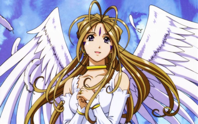 Belldandy. Урд моя богиня. Вышивка крестом Ах моя богиня.