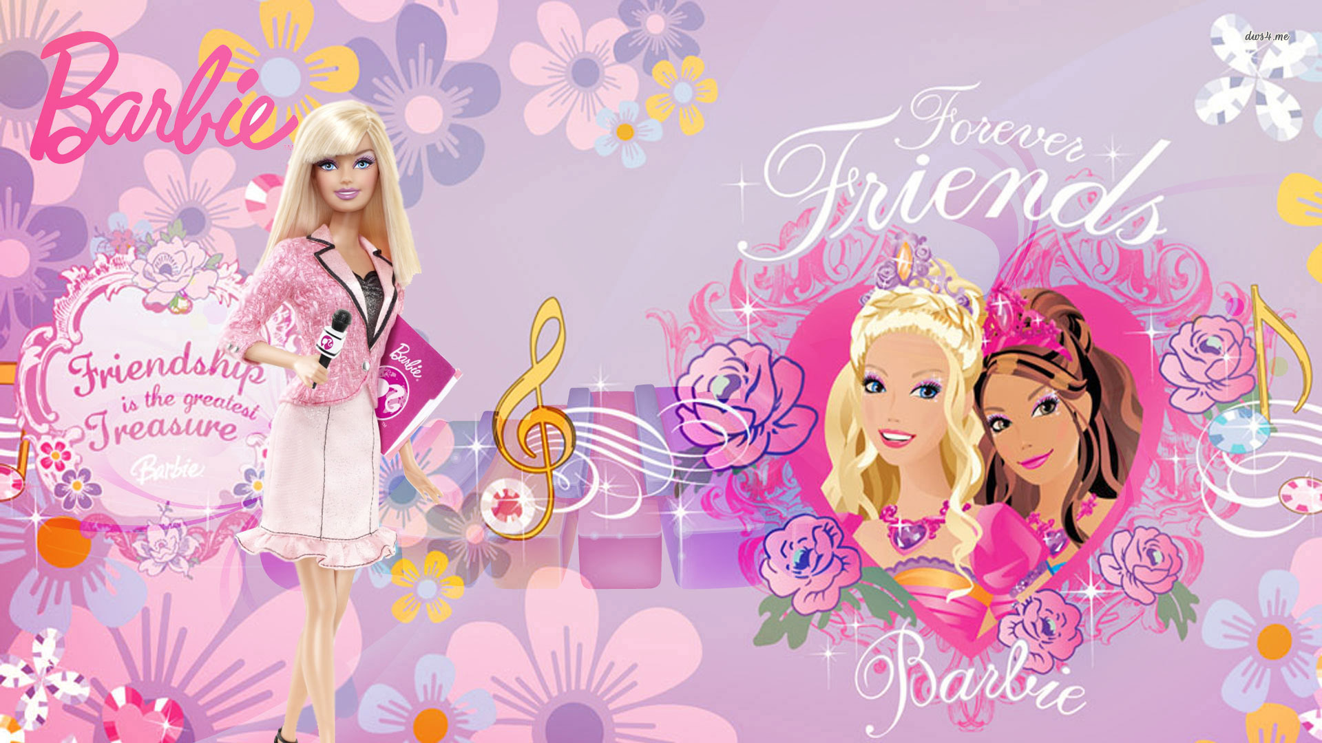cute barbie wallpapers for mobile