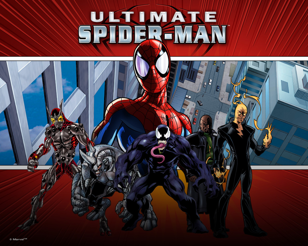 Free HD ultimate spider man, ultimate spider man (video game), video game, electro (marvel comics), nick fury, peter parker, rhino (marvel comics), spider man, venom