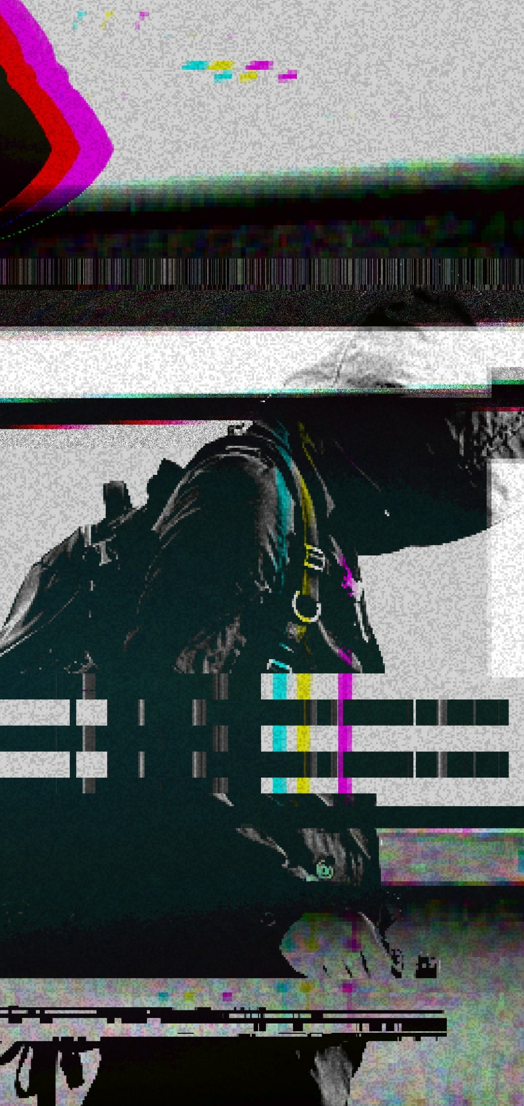 Glitch phone wallpaper collection