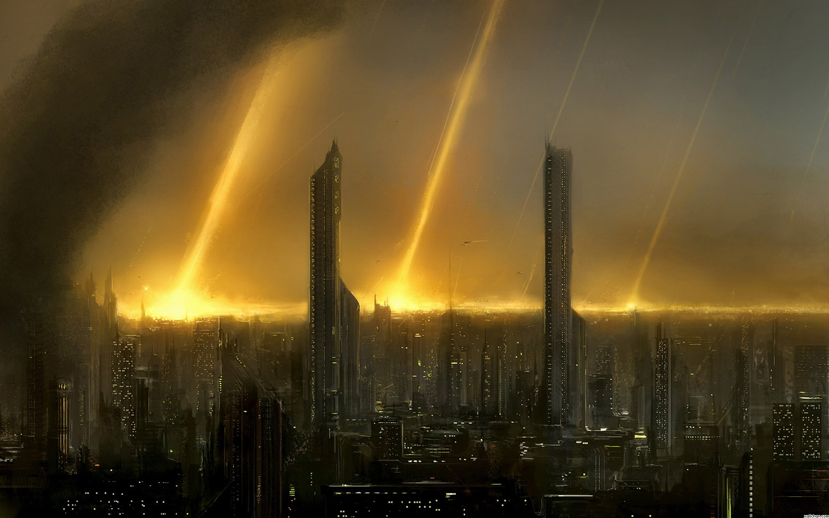 video game, eve online, apocalyptic, city, sci fi Free Background