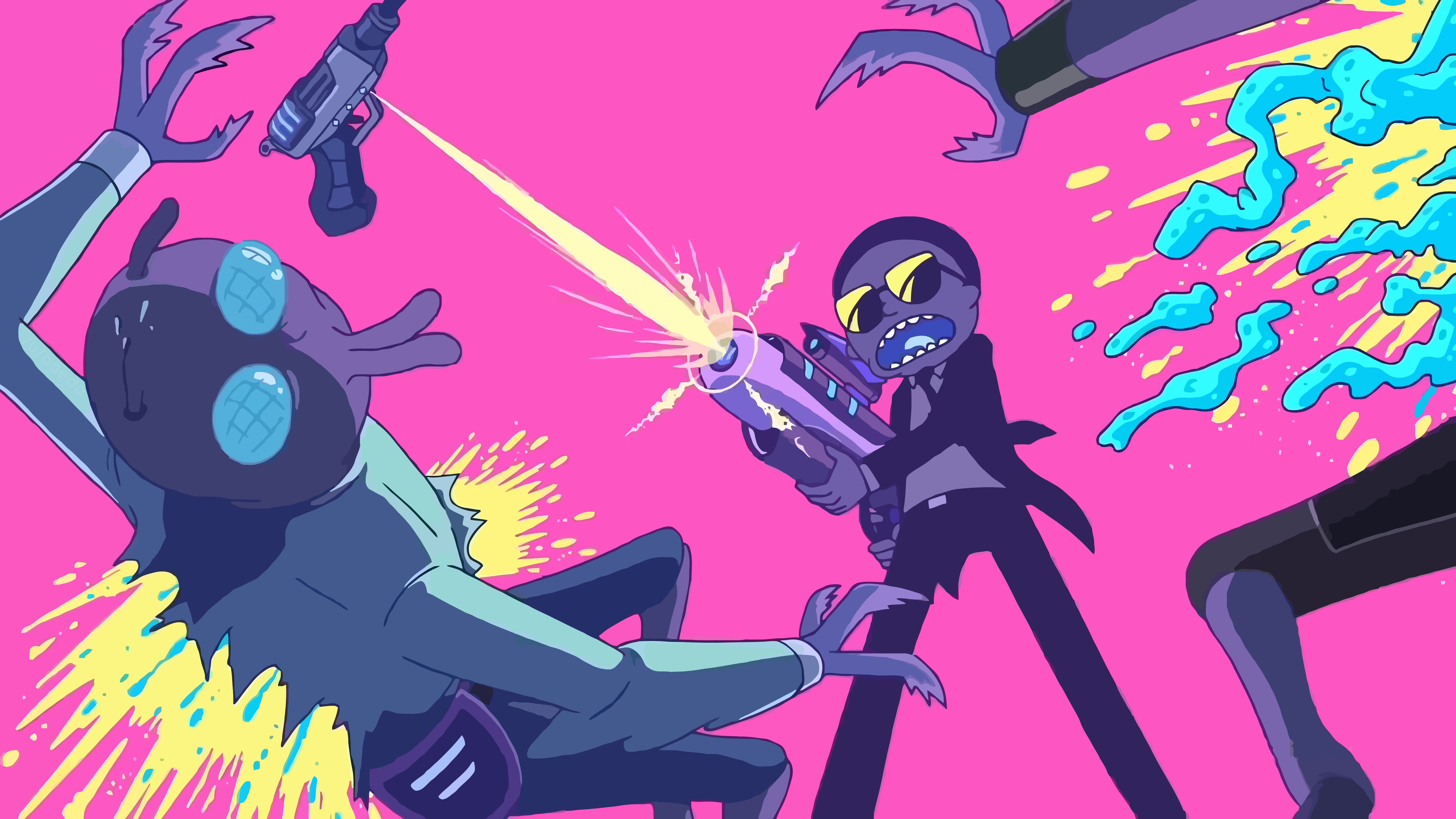 rick and morty, tv show, morty smith, run the jewels HD wallpaper