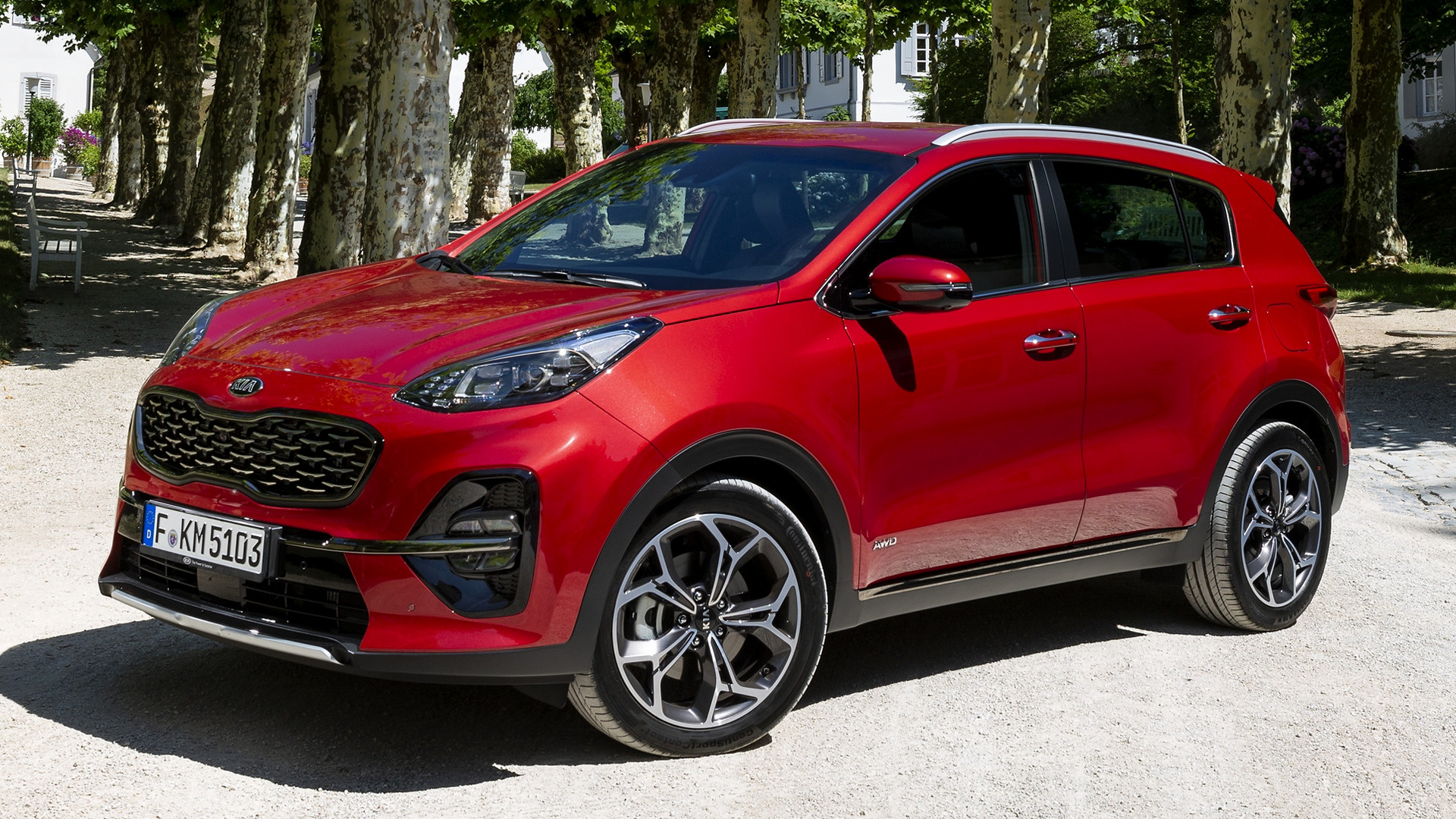 Kia Sportage 2021 красная