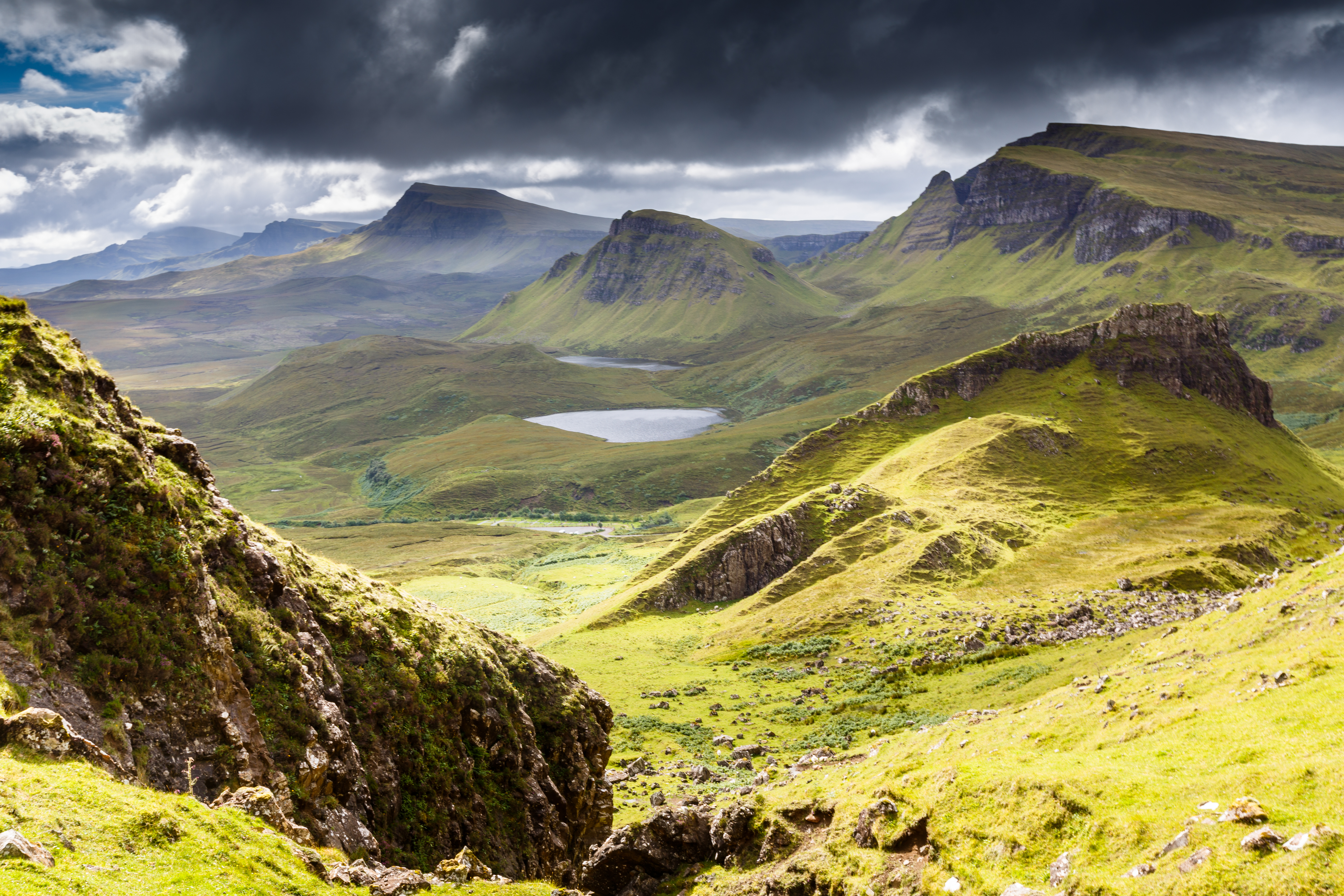 earth, landscape, lake, mountain, scotland