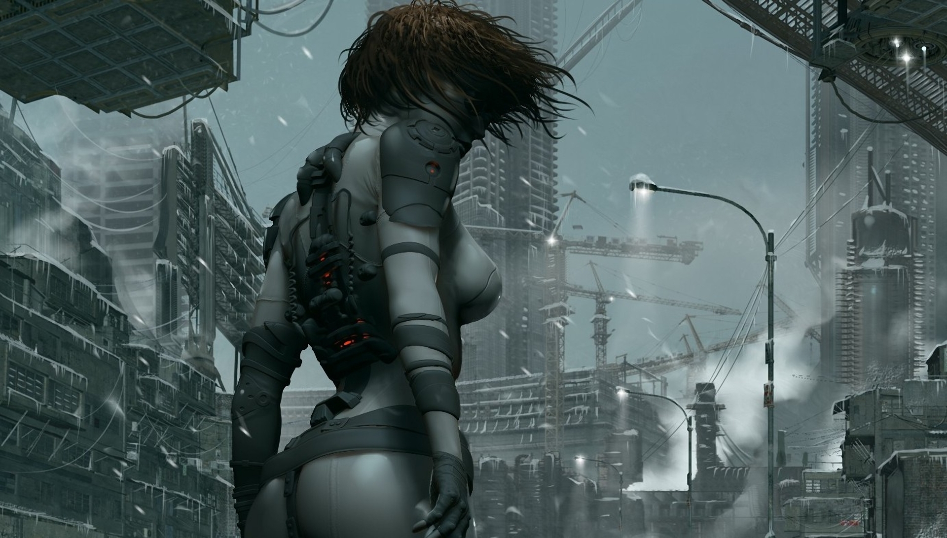 Cyberpunk woman wallpaper фото 71