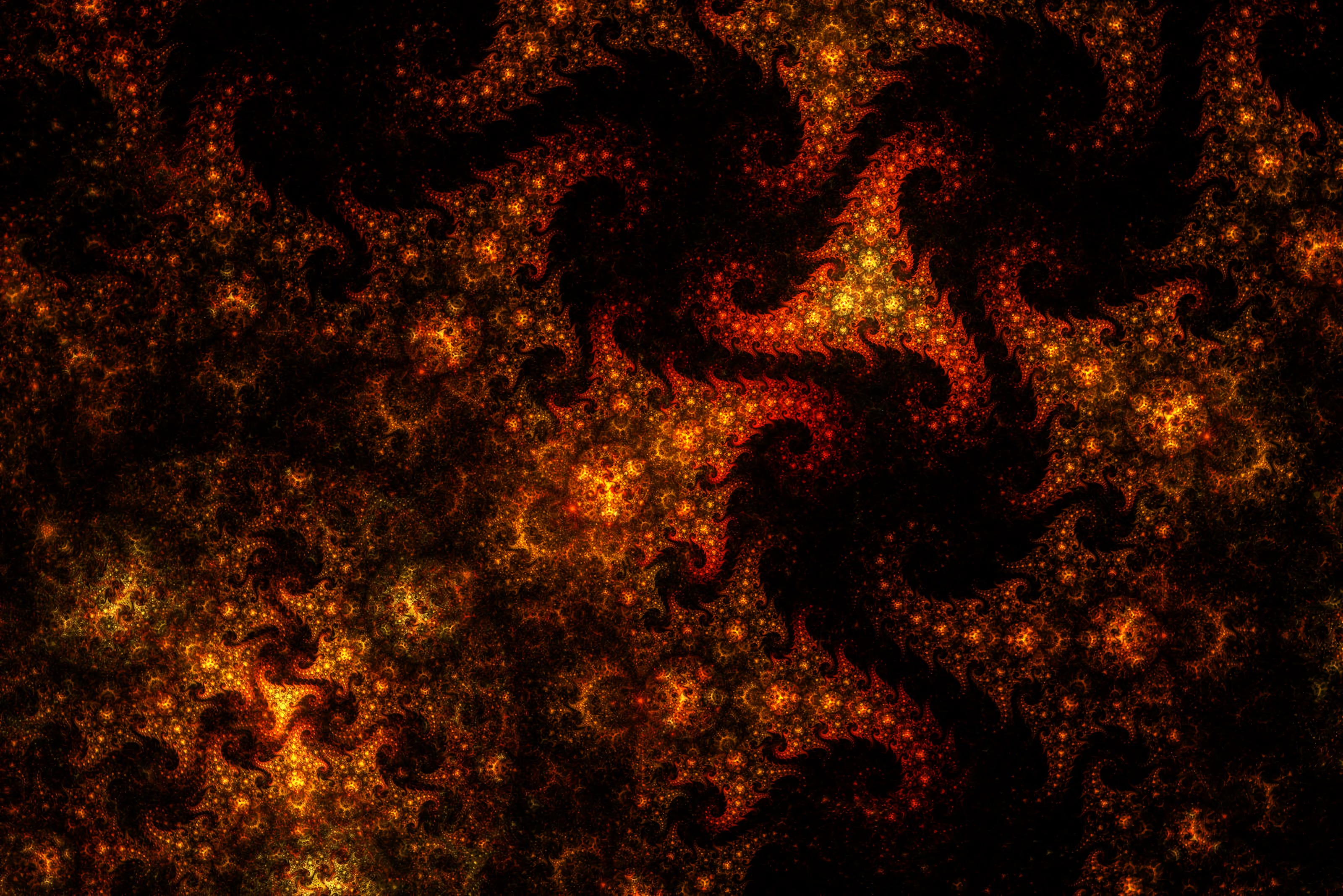 fractal, confused, curls, abstract, pattern, intricate Aesthetic wallpaper
