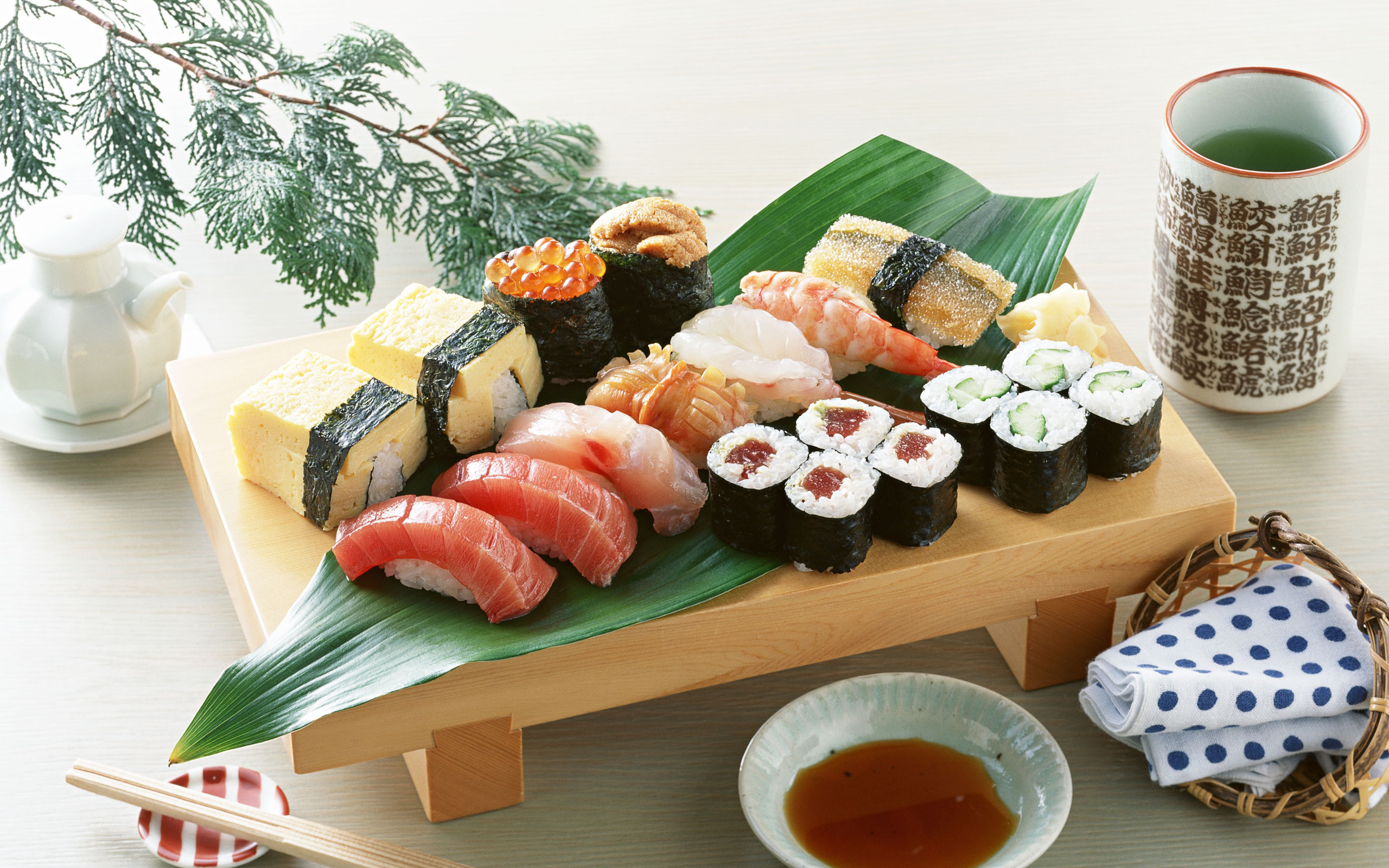 sushi, food QHD