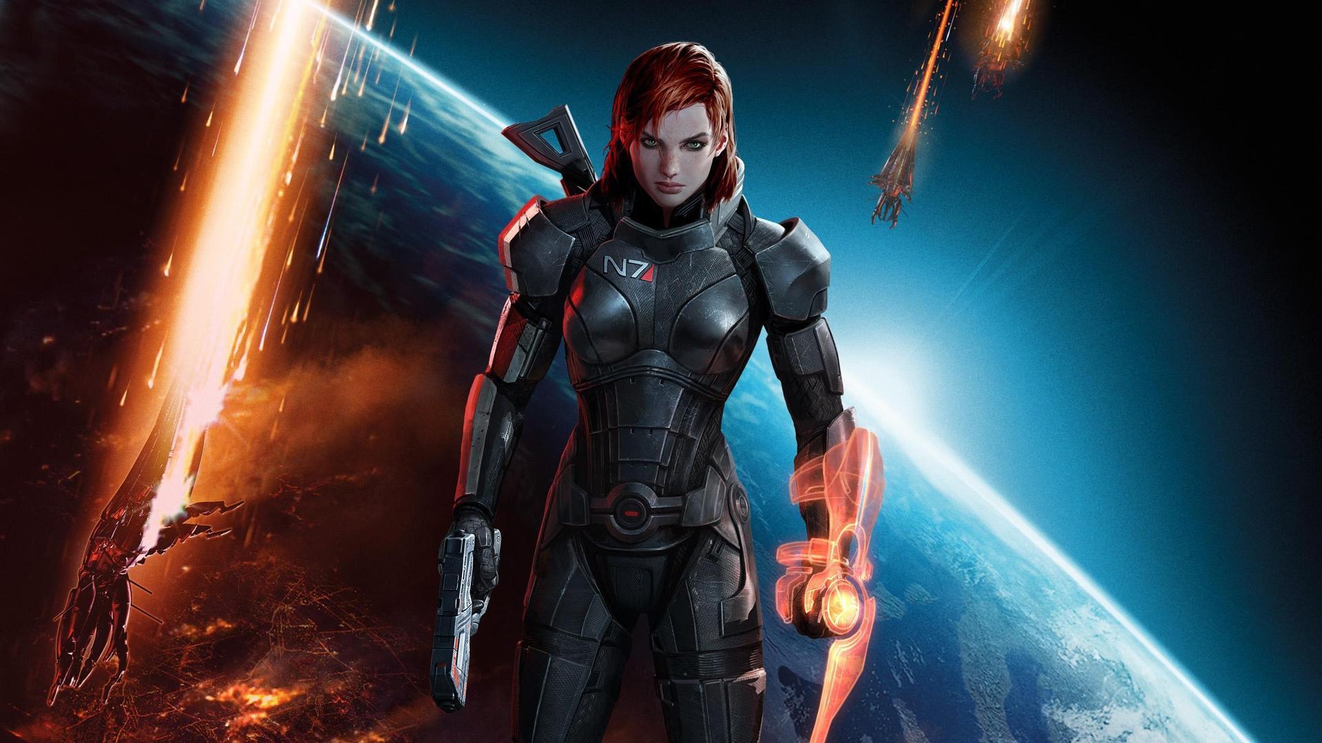 Mass Effect Шепард обои
