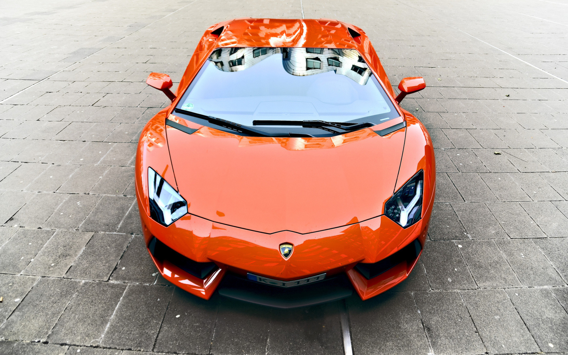 Lamborghini Aventador lp700 Orange