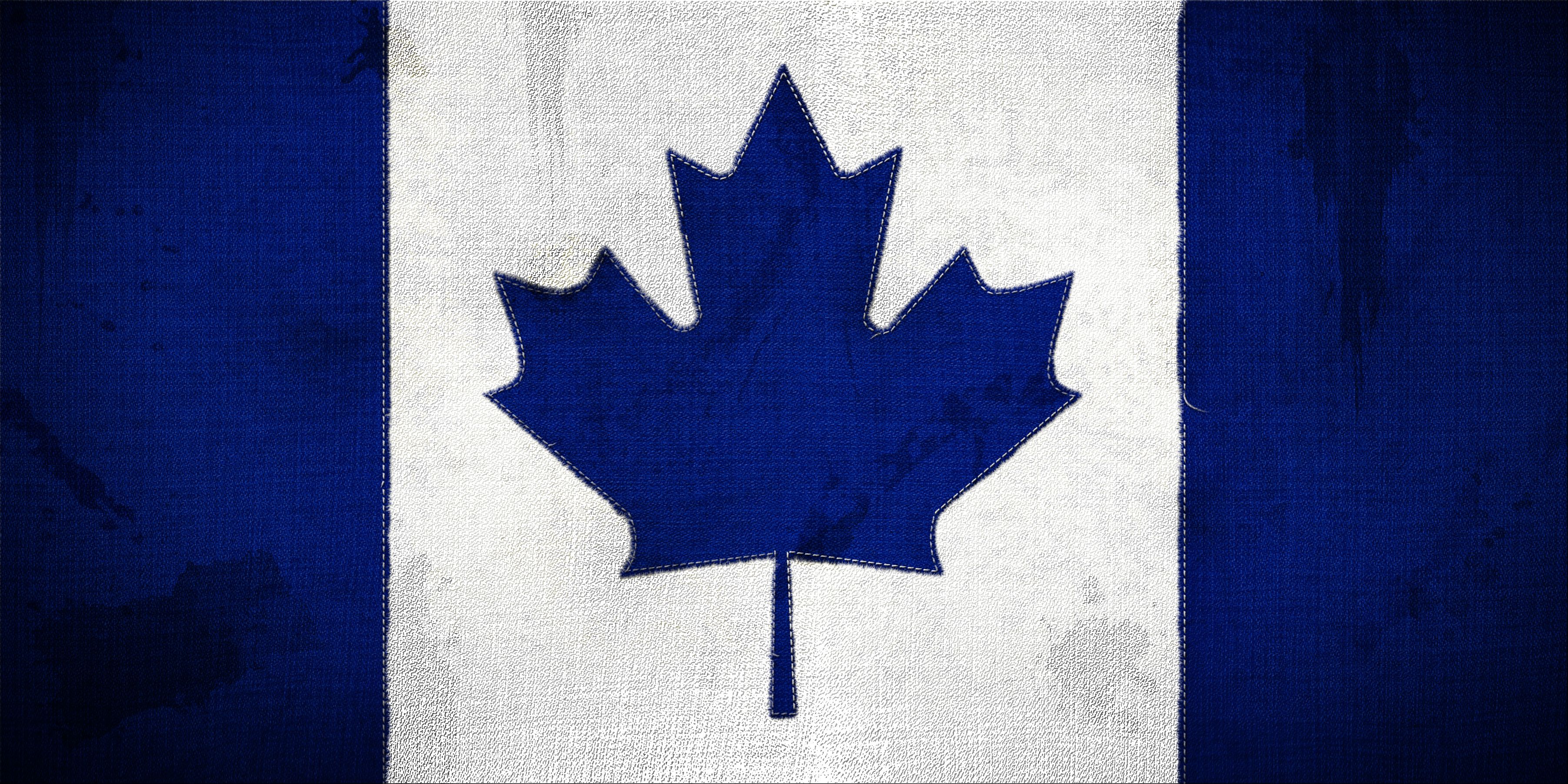 На борту холера бело синий флаг. Флаг Торонто Мэйпл Лифс. Кленовый лист Торонто. НХЛ кленовый лист. Флаг Канада.