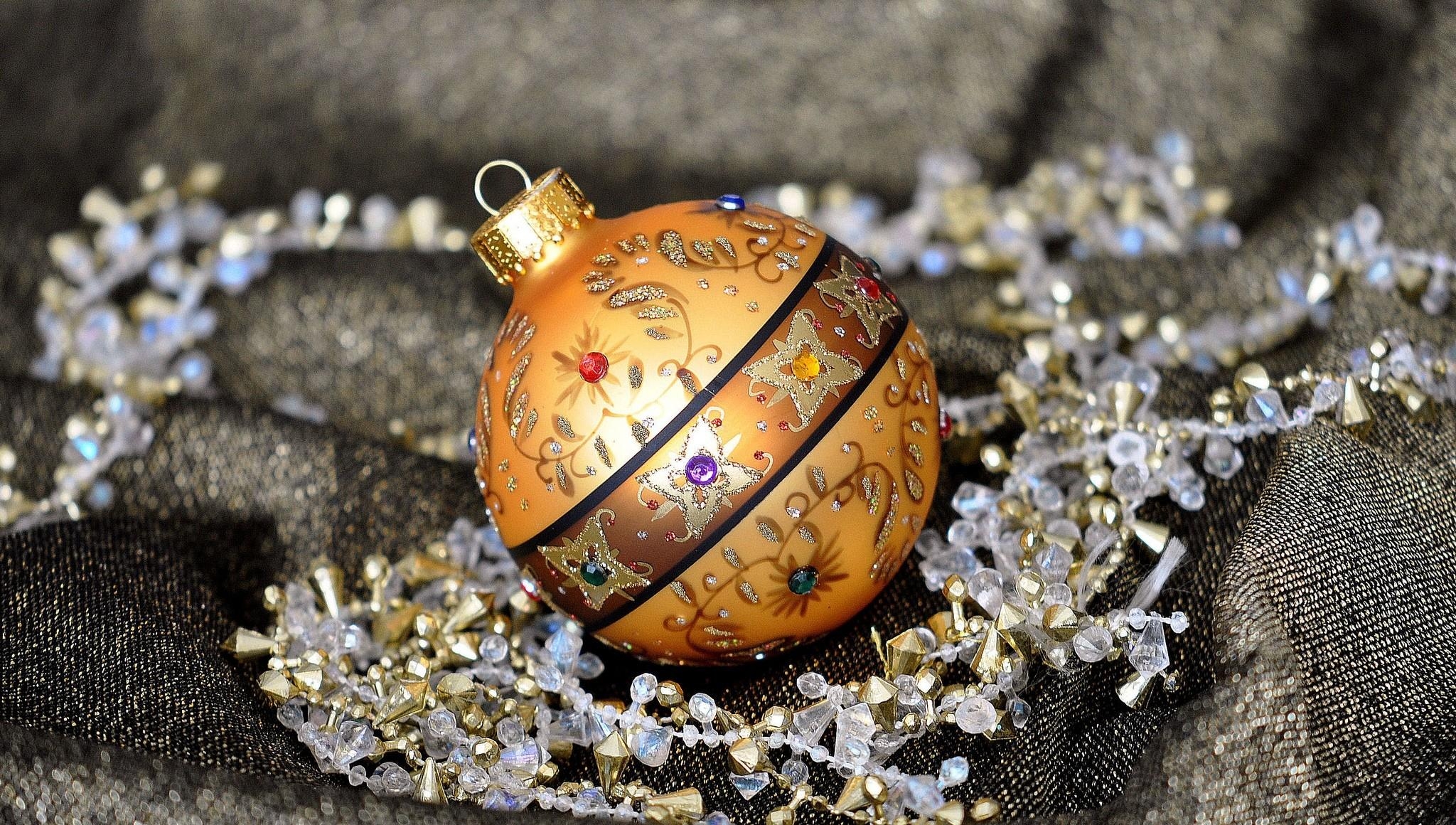 close up, holidays, stones, ball, decoration, christmas tree toy Smartphone Background