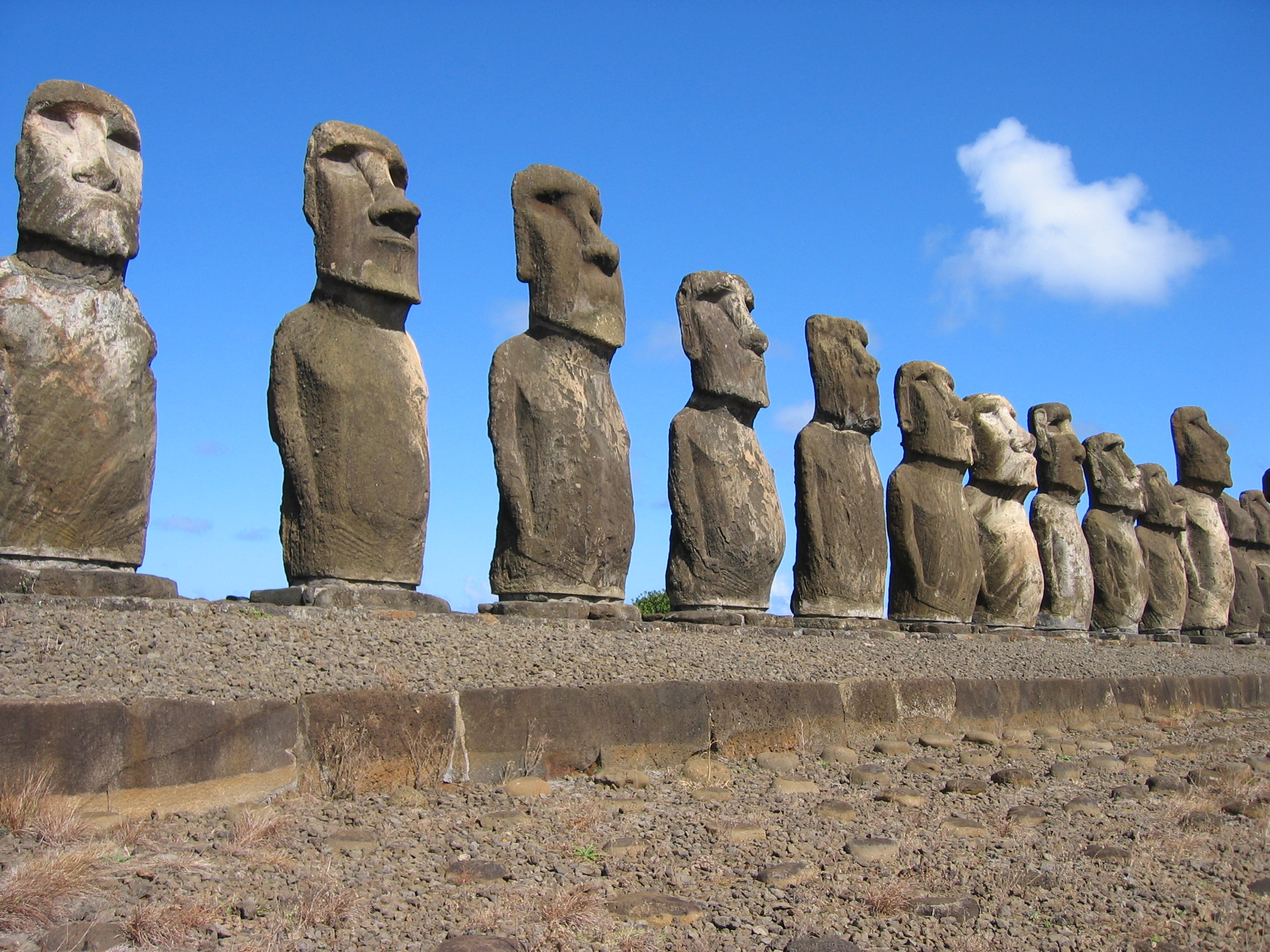 moai, man made