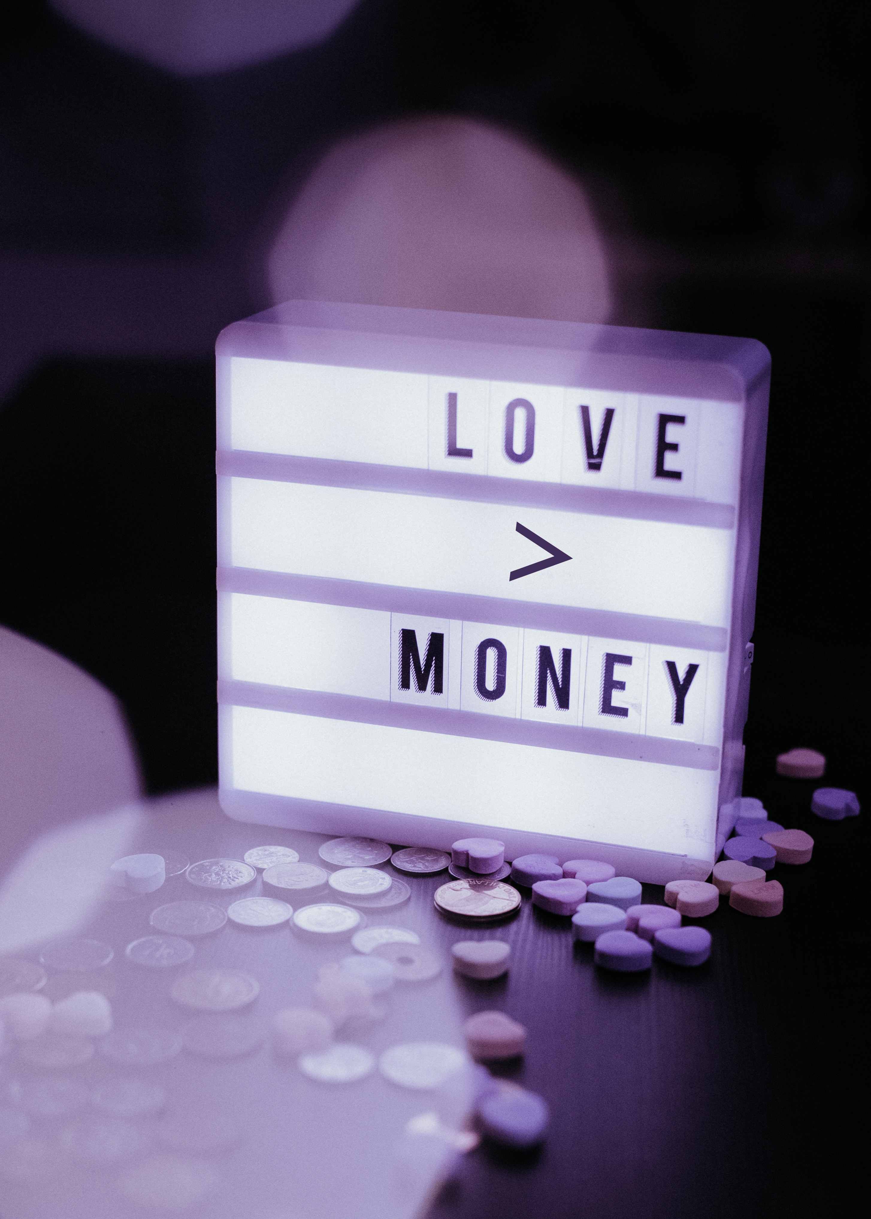 money, nameplate, shine, love, words, light, plate phone wallpaper