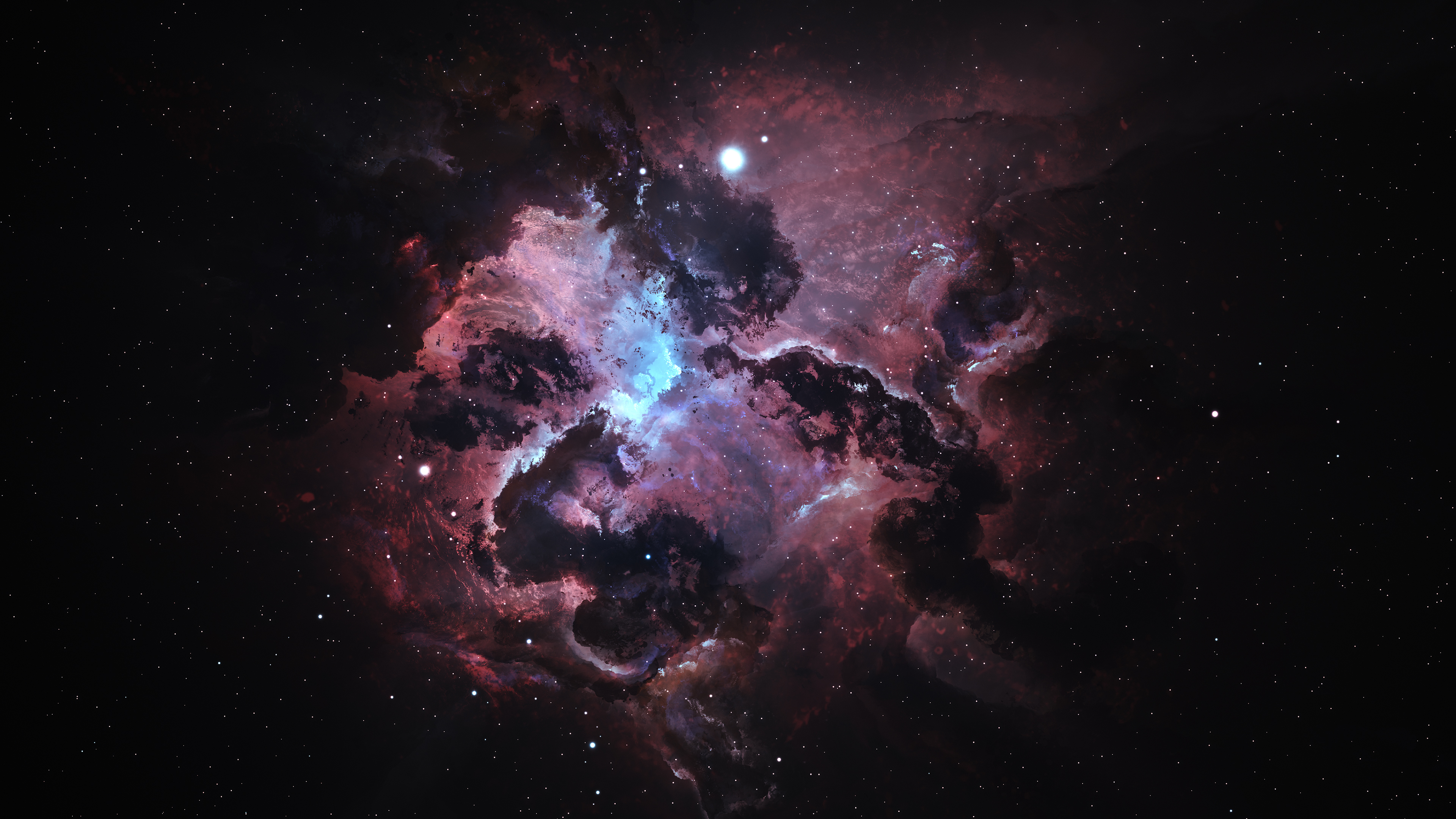 Космос туманности и Галактики 4k