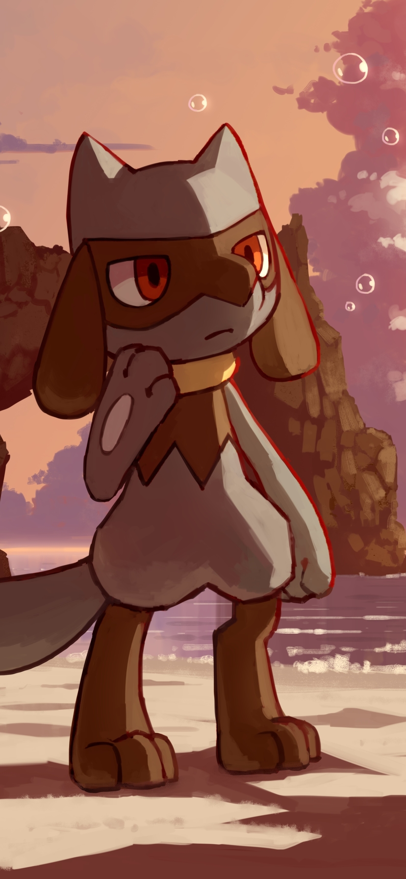 Shiny Riolu by PigeonThief on DeviantArt