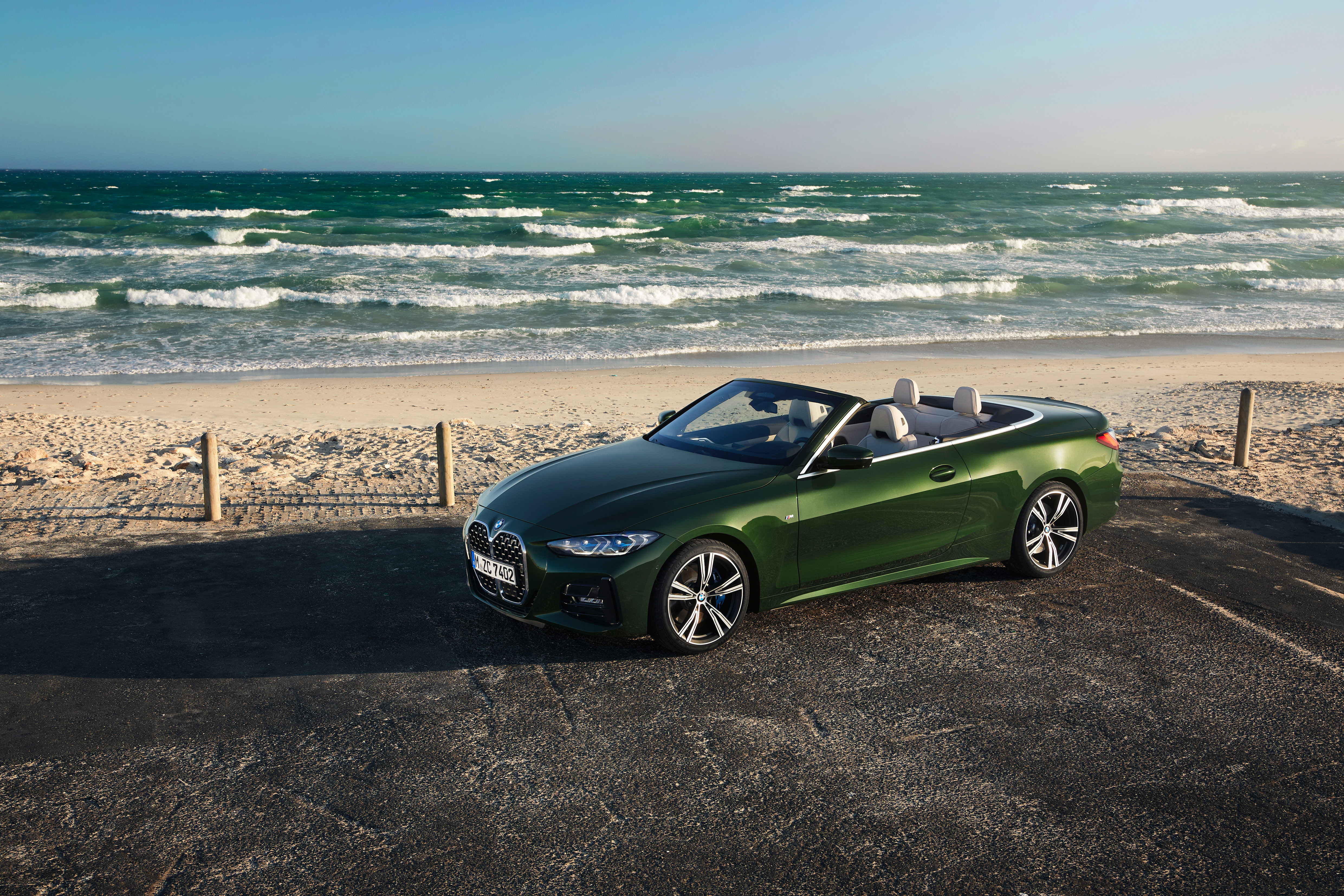 android vehicles, bmw 4 series, bmw, cabriolet, car, green car