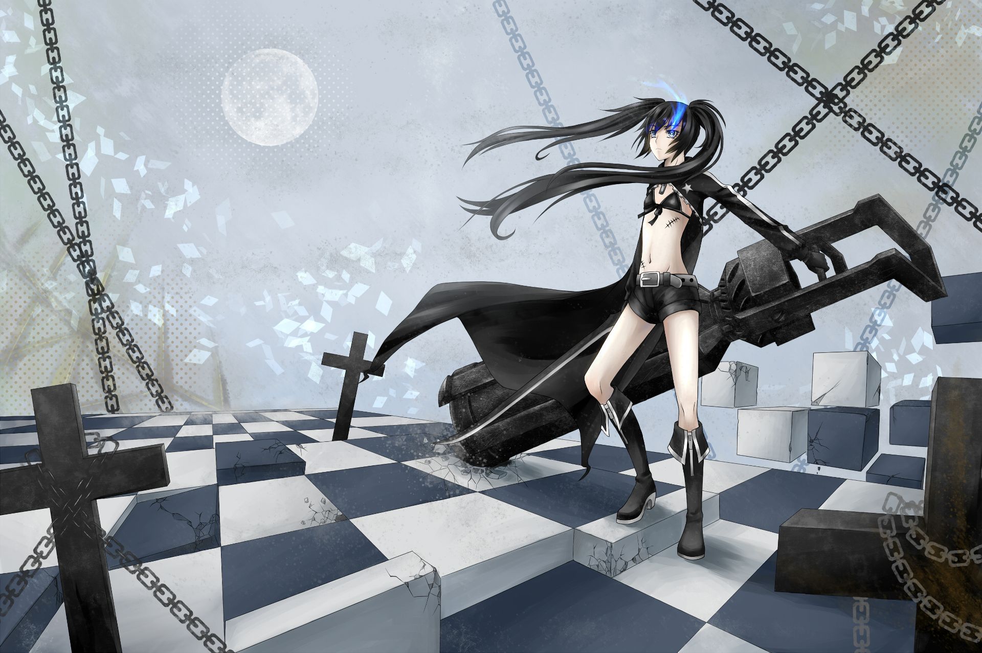 Black rock shooter манга купить фото 28