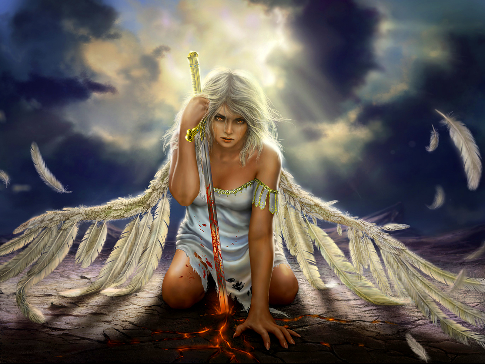 fantasy, angel warrior images